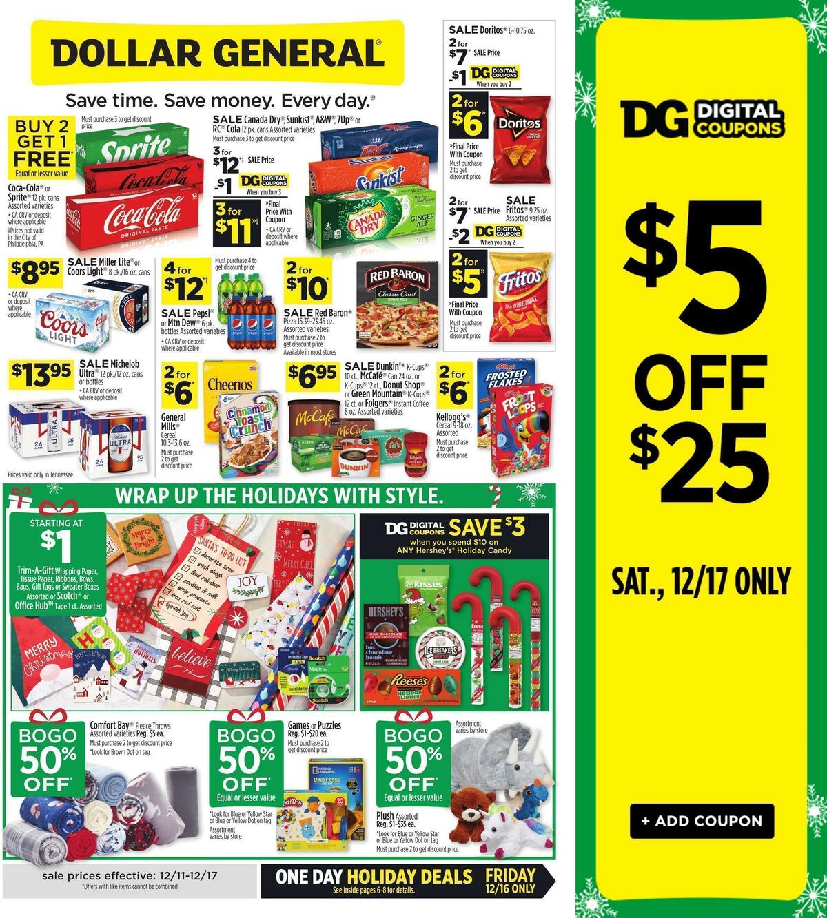 Dollar General Weekly Ad from December 11