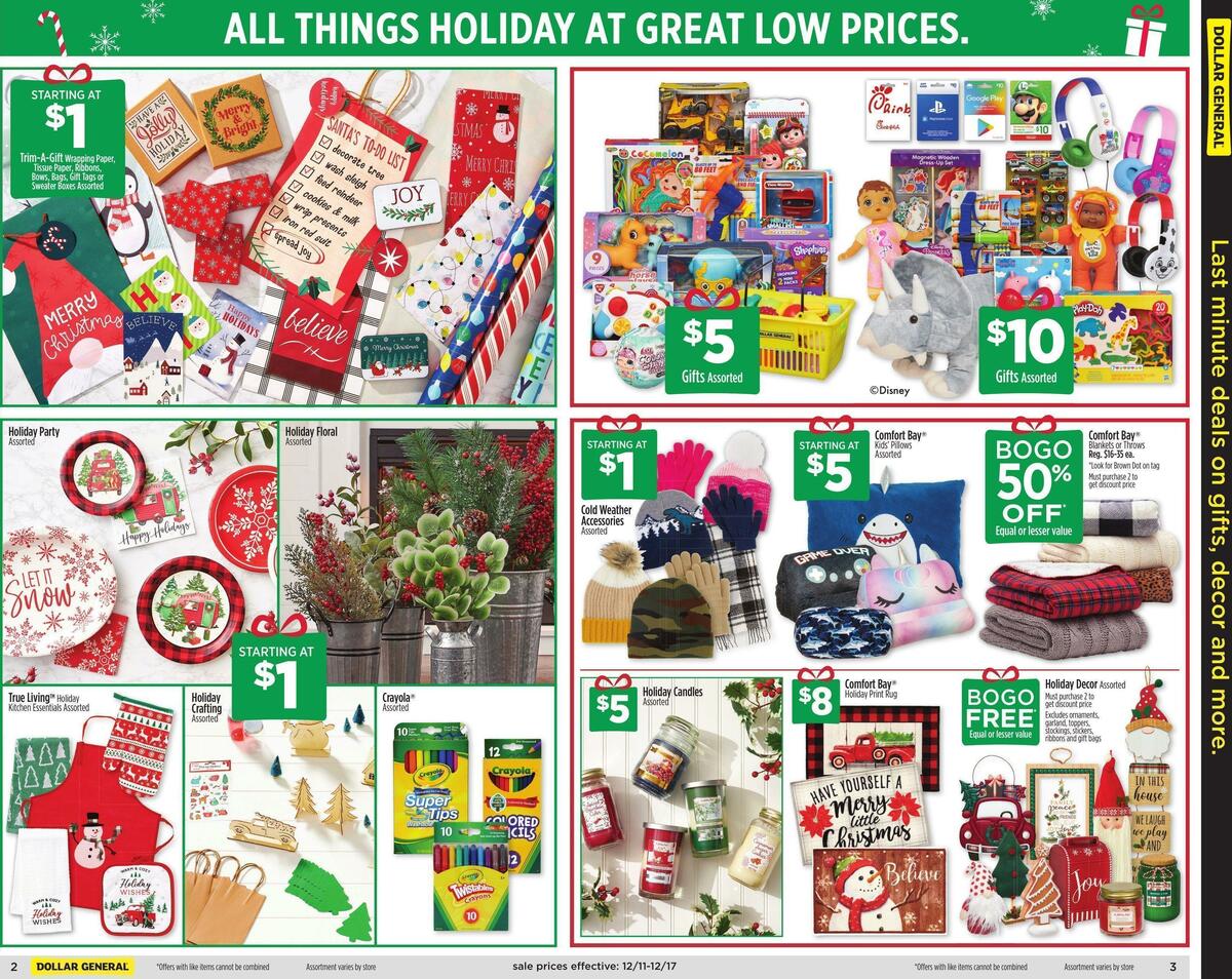 Dollar General Weekly Ad from December 11