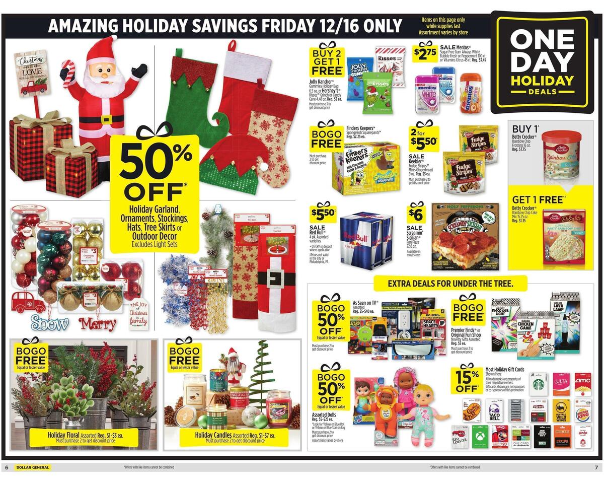 Dollar General Weekly Ad from December 11