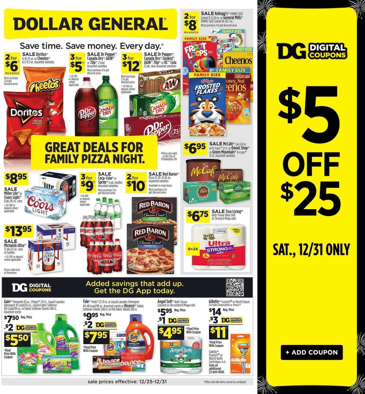 Dollar General Weekly Ad from December 25
