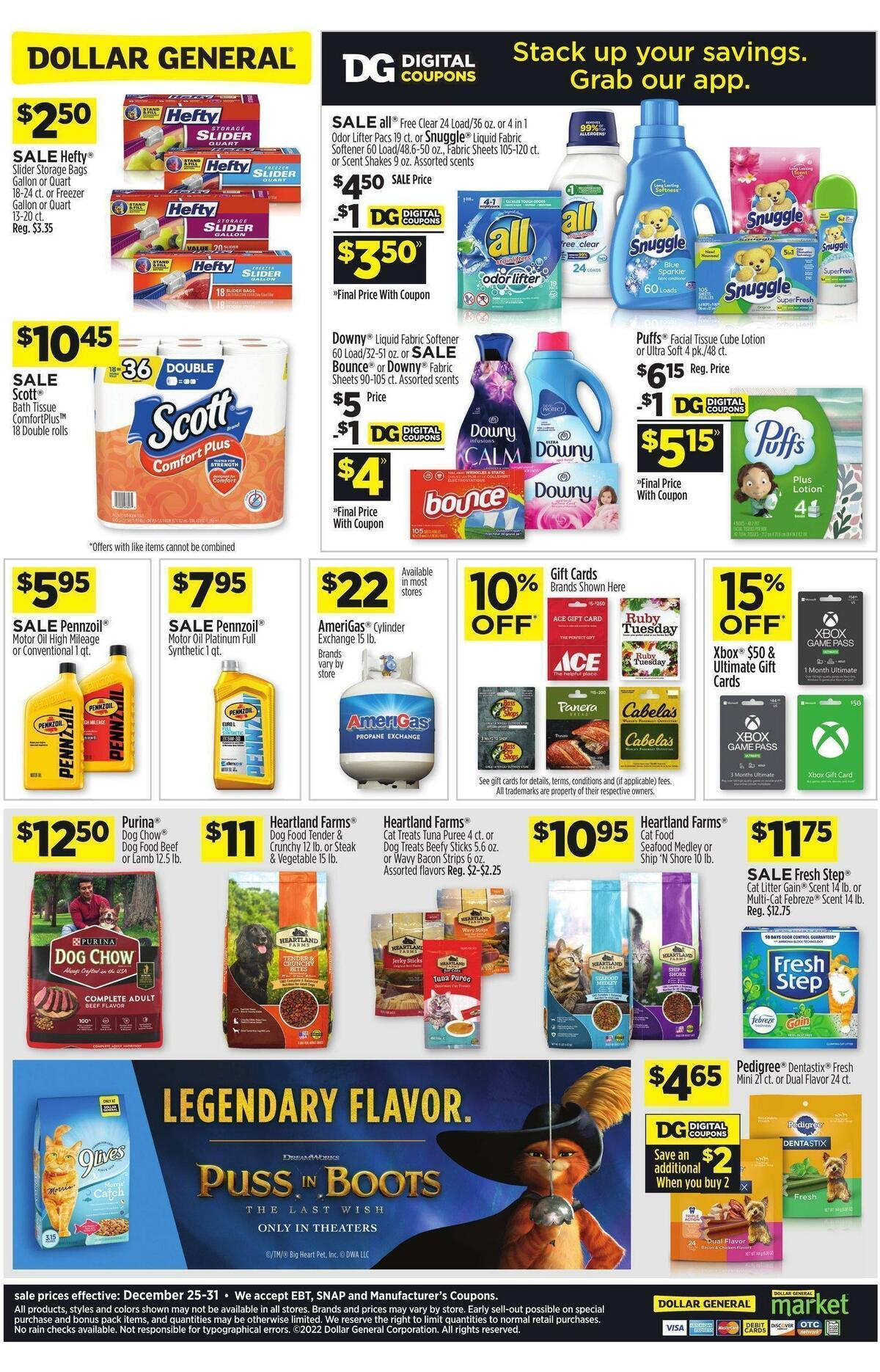 Dollar General Weekly Ad from December 25