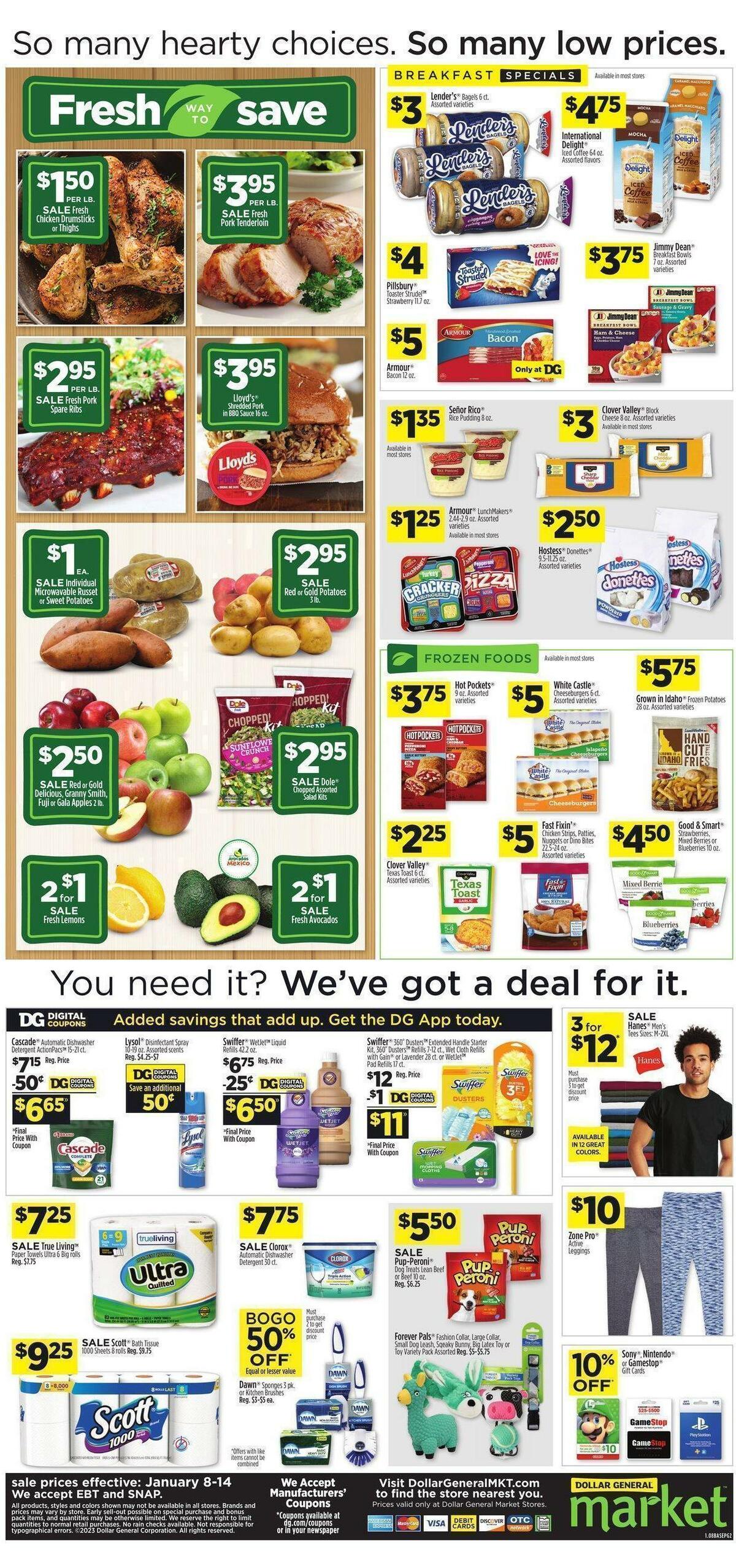 Dollar General Market Ad Weekly Ad from January 8