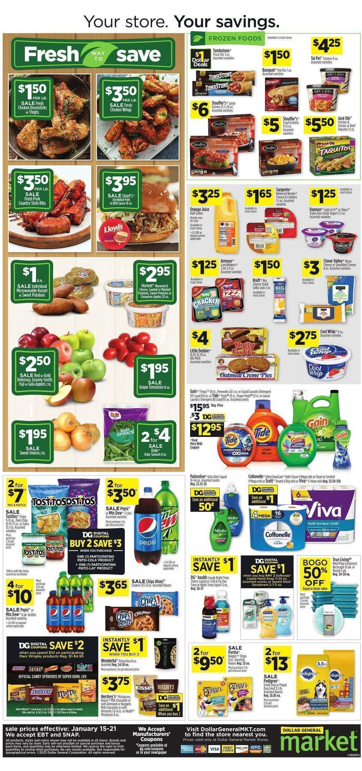Dollar General Market Ad Weekly Ad from January 15