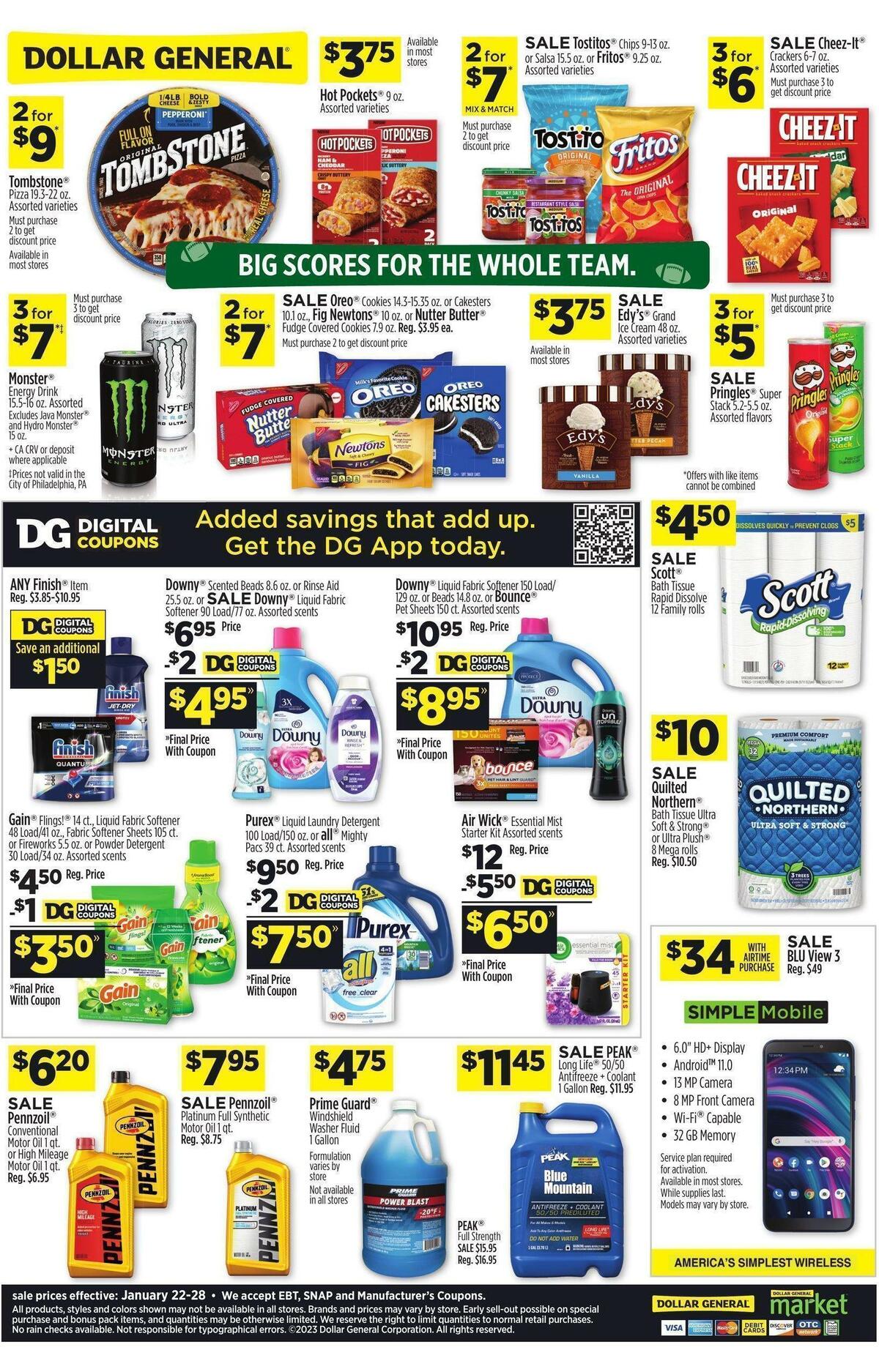 Dollar General Weekly Ad from January 22