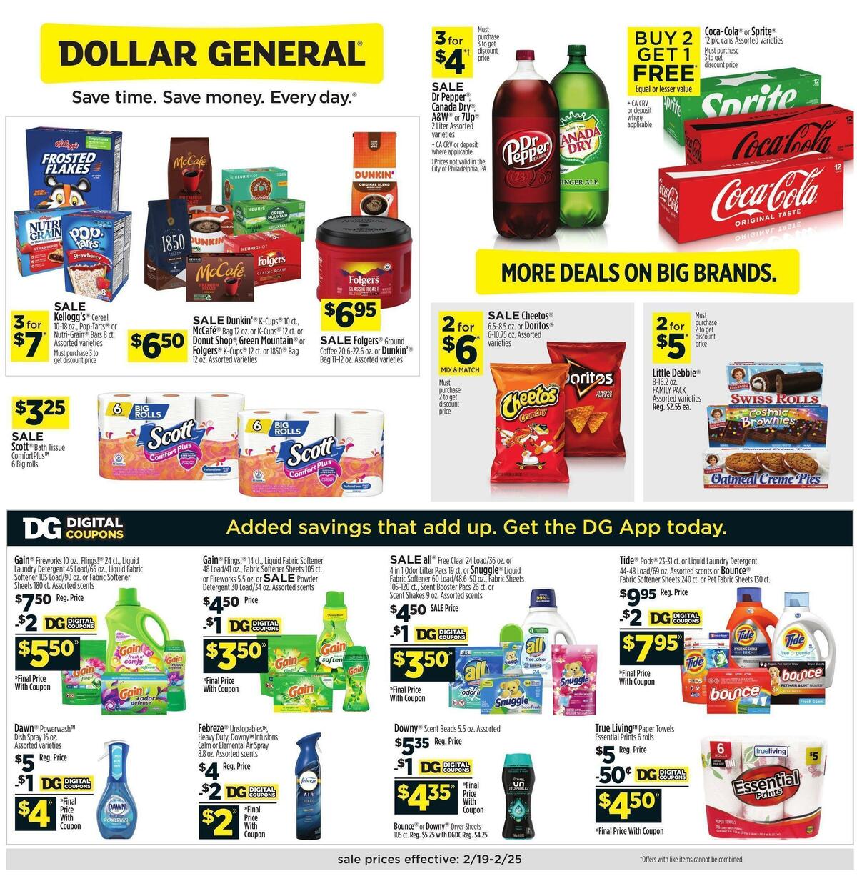 Dollar General Weekly Ad from February 19