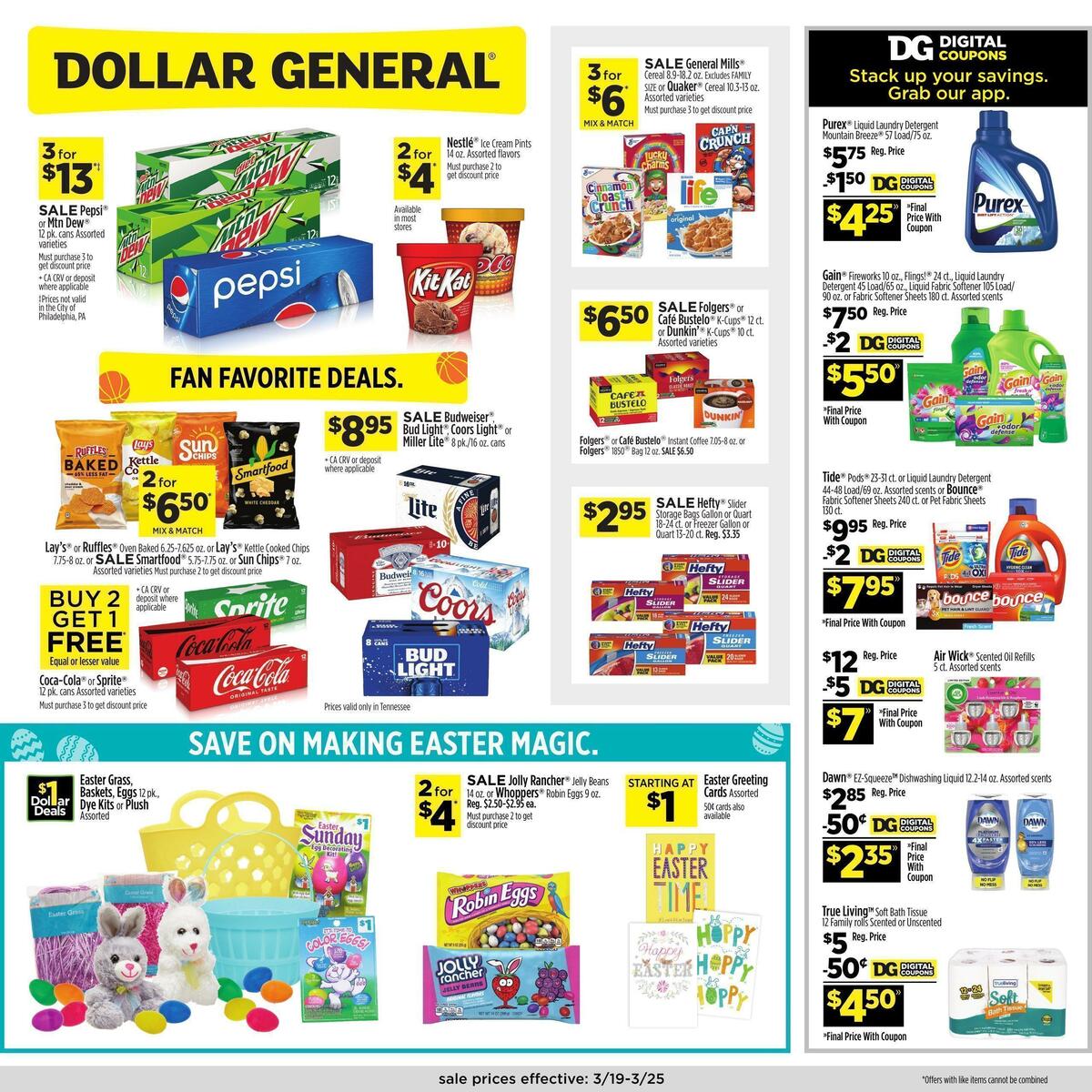 Dollar General Weekly Ad from March 19