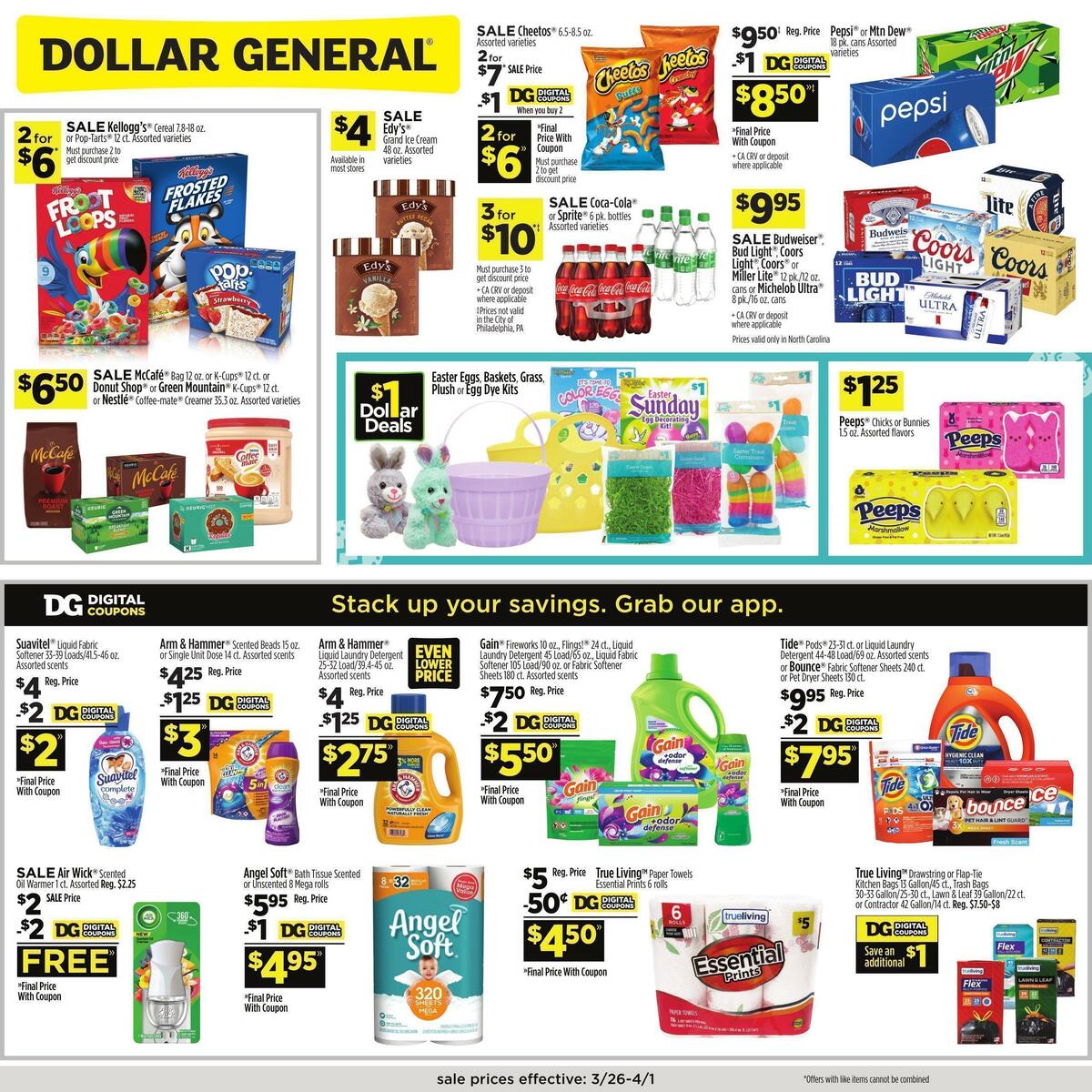 Dollar General Weekly Ad from March 26