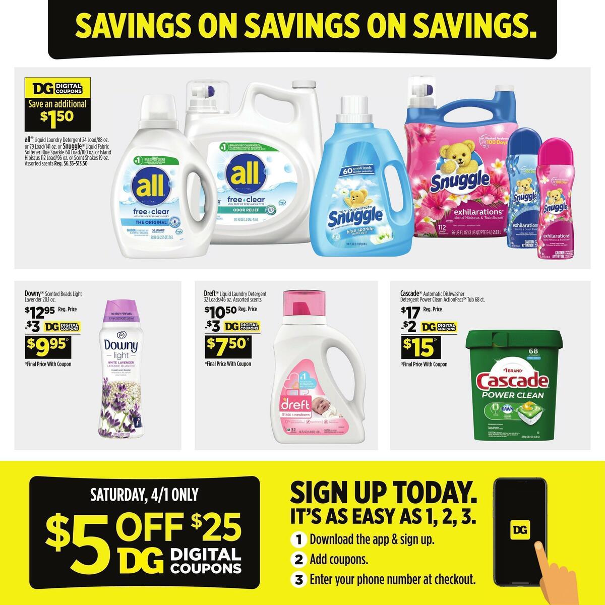 Dollar General Weekly Ad from March 26