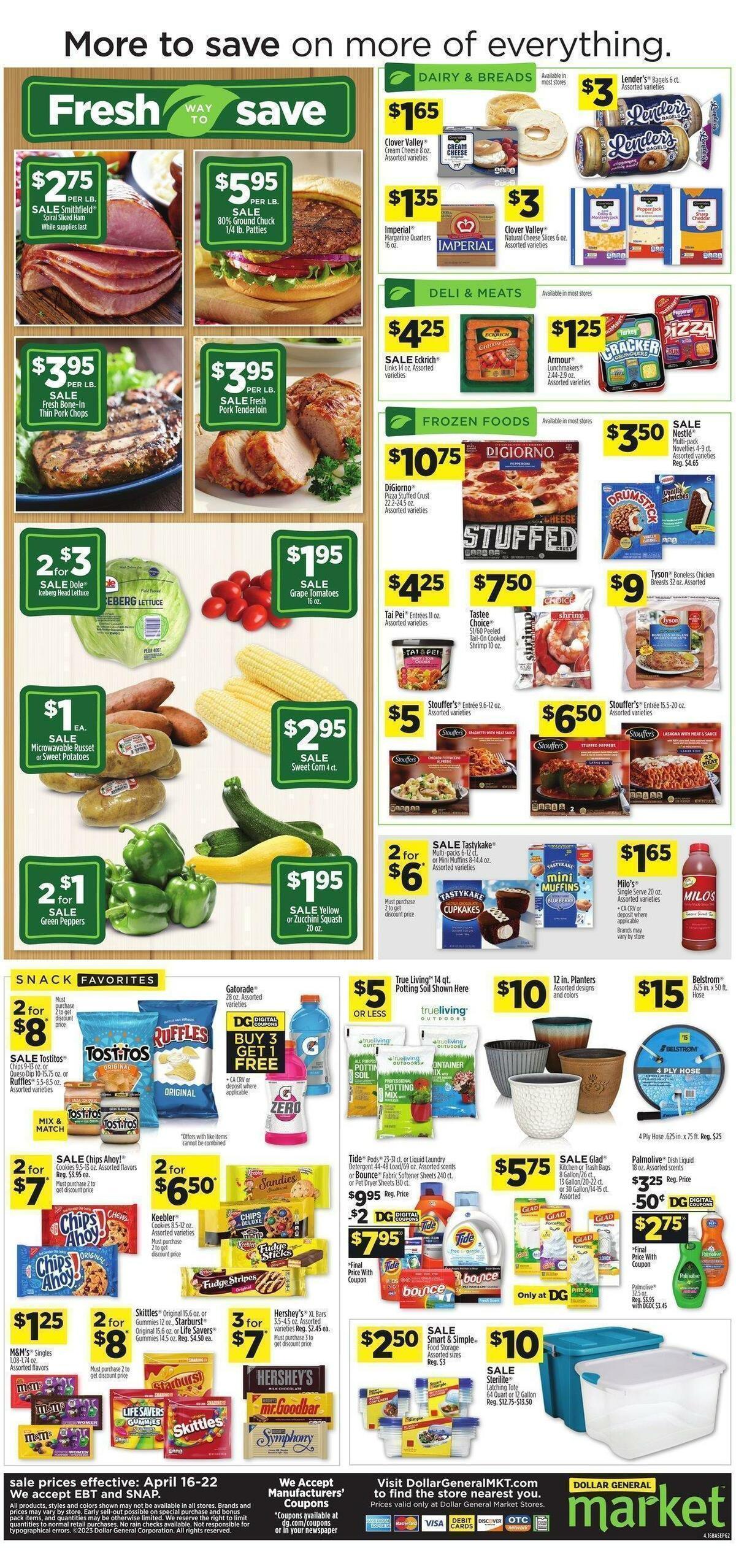 Dollar General Market Ad Weekly Ad from April 16