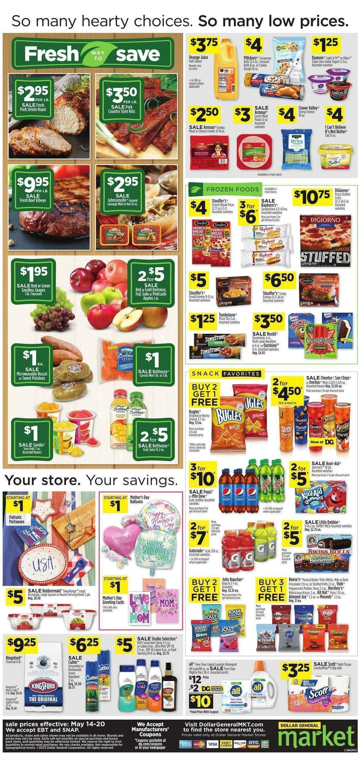 Dollar General Market Weekly Ad from May 14