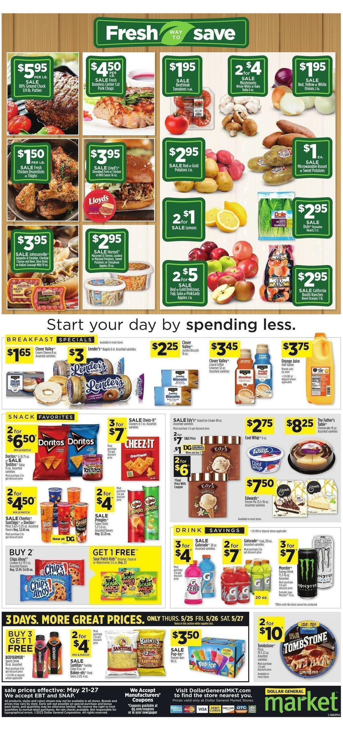 Dollar General Market Weekly Ad from May 21