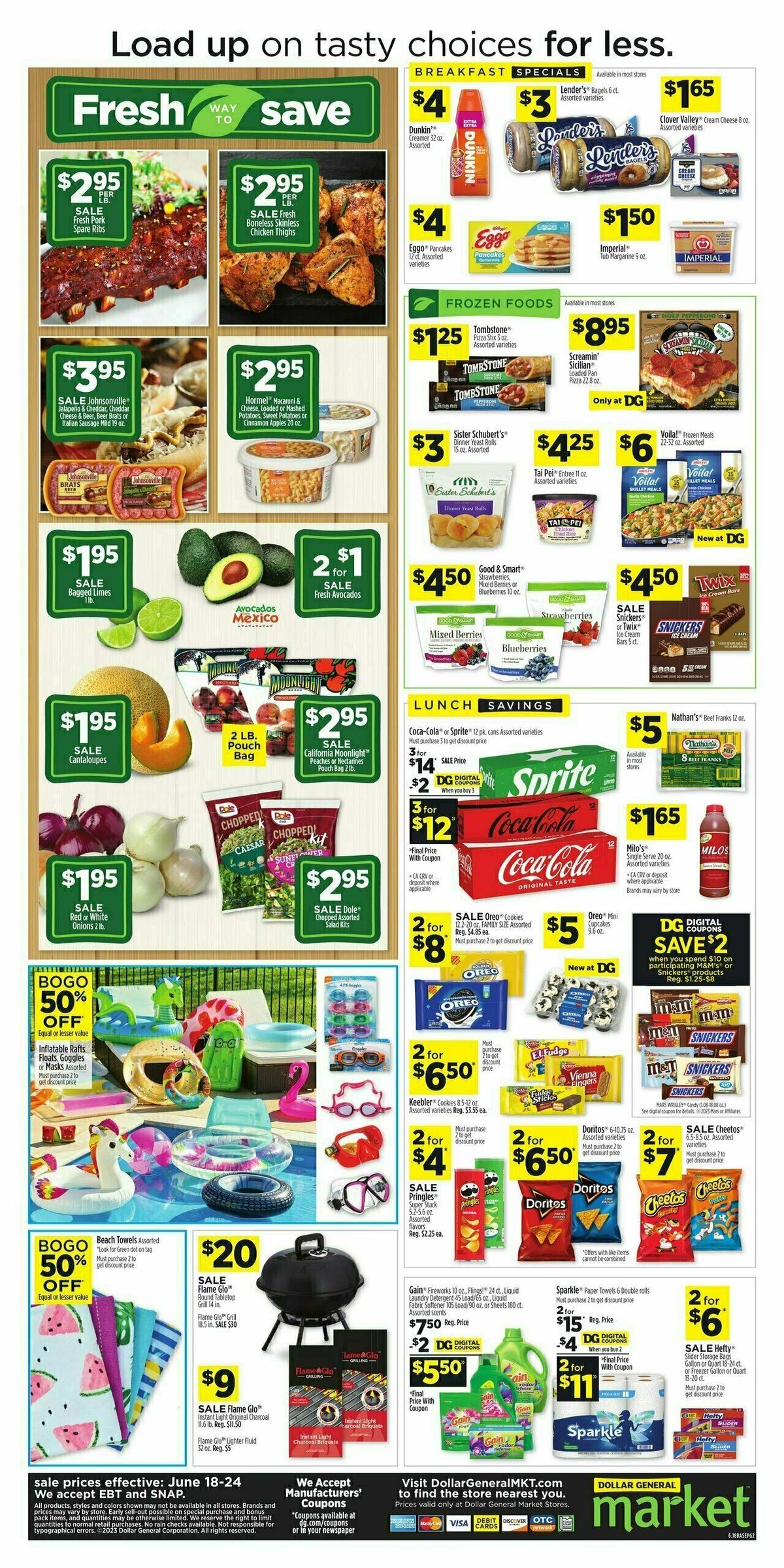 Dollar General Dollar General Market Weekly Ad from June 18