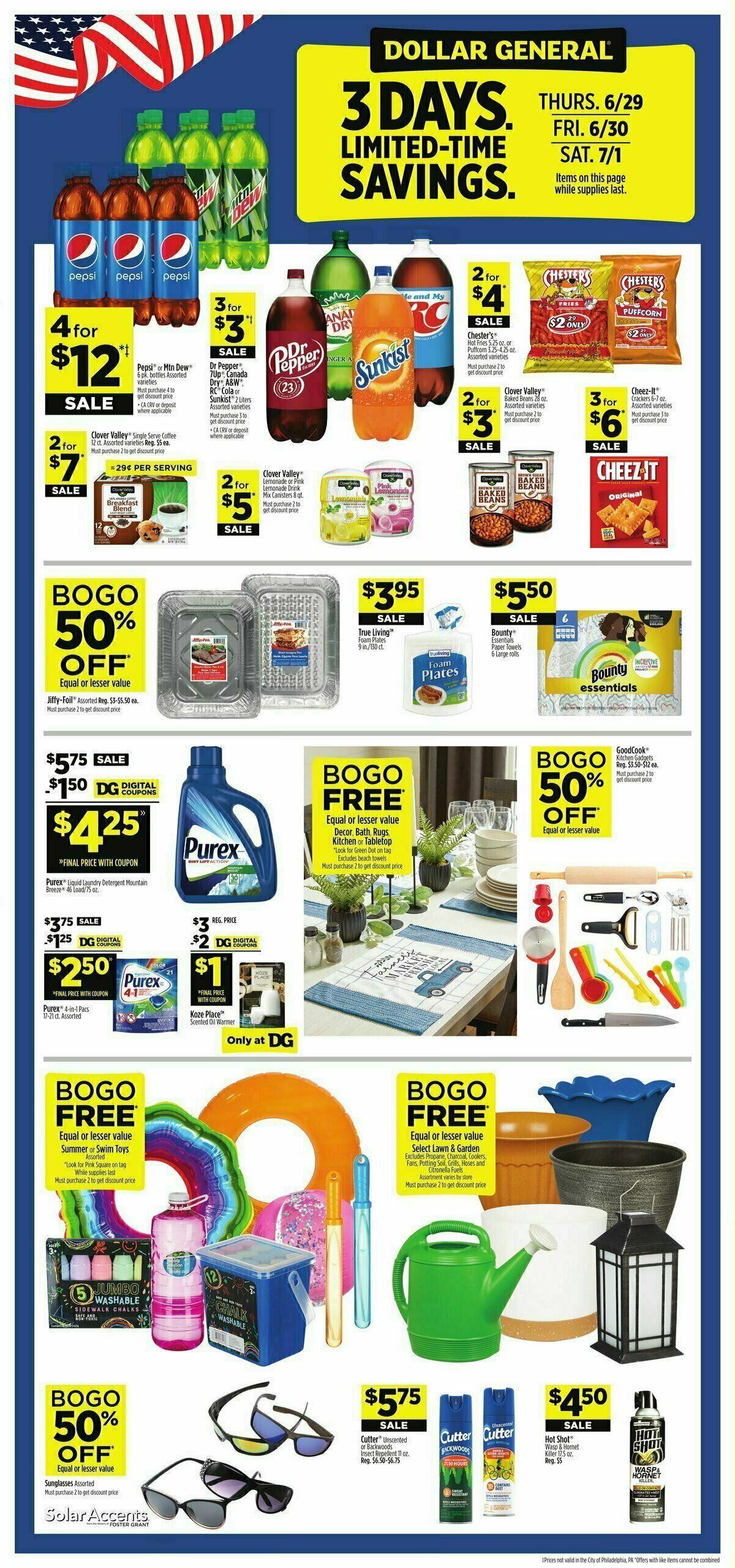 Dollar General Weekly Ad from June 25