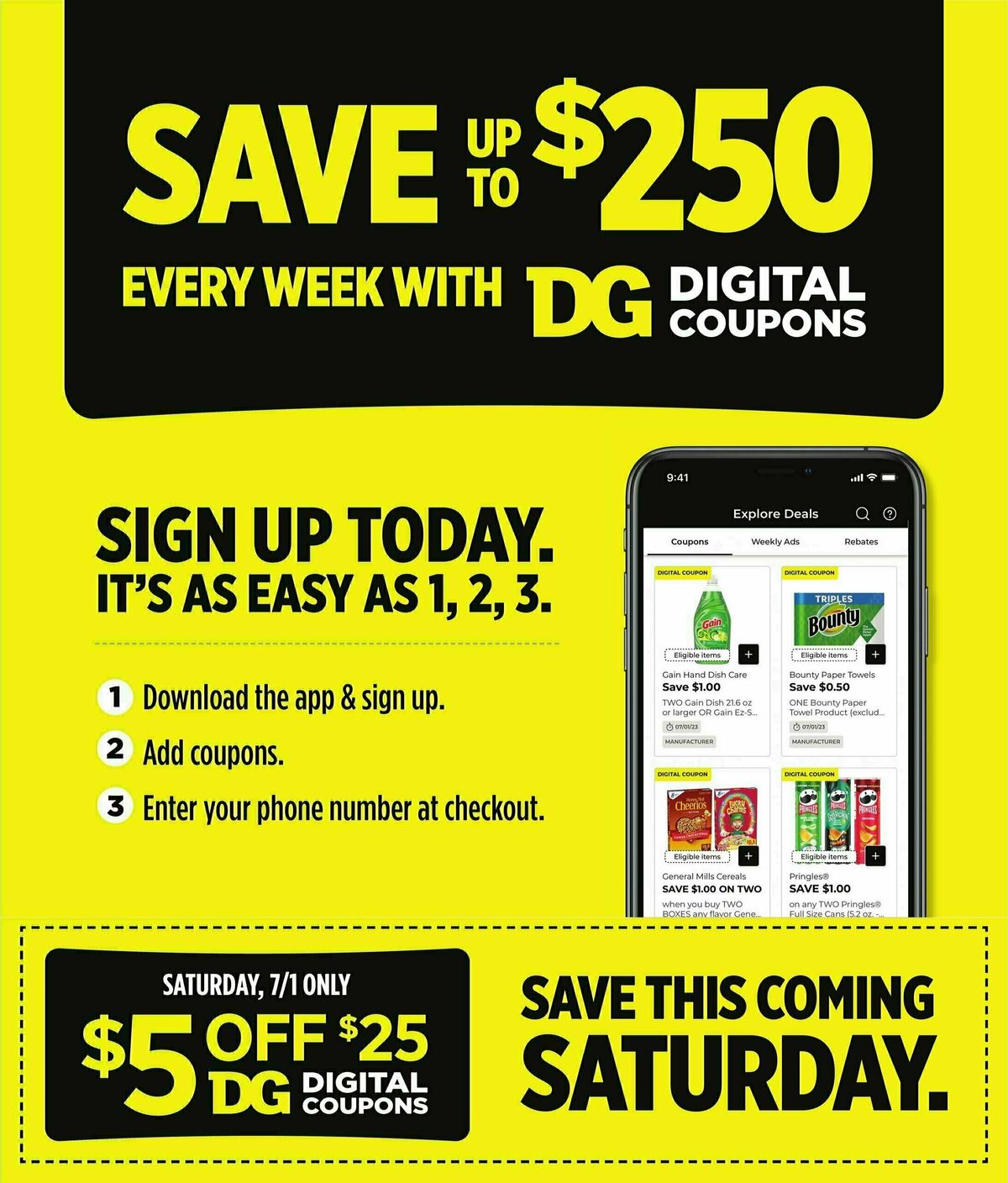 Dollar General Weekly Ad from June 25