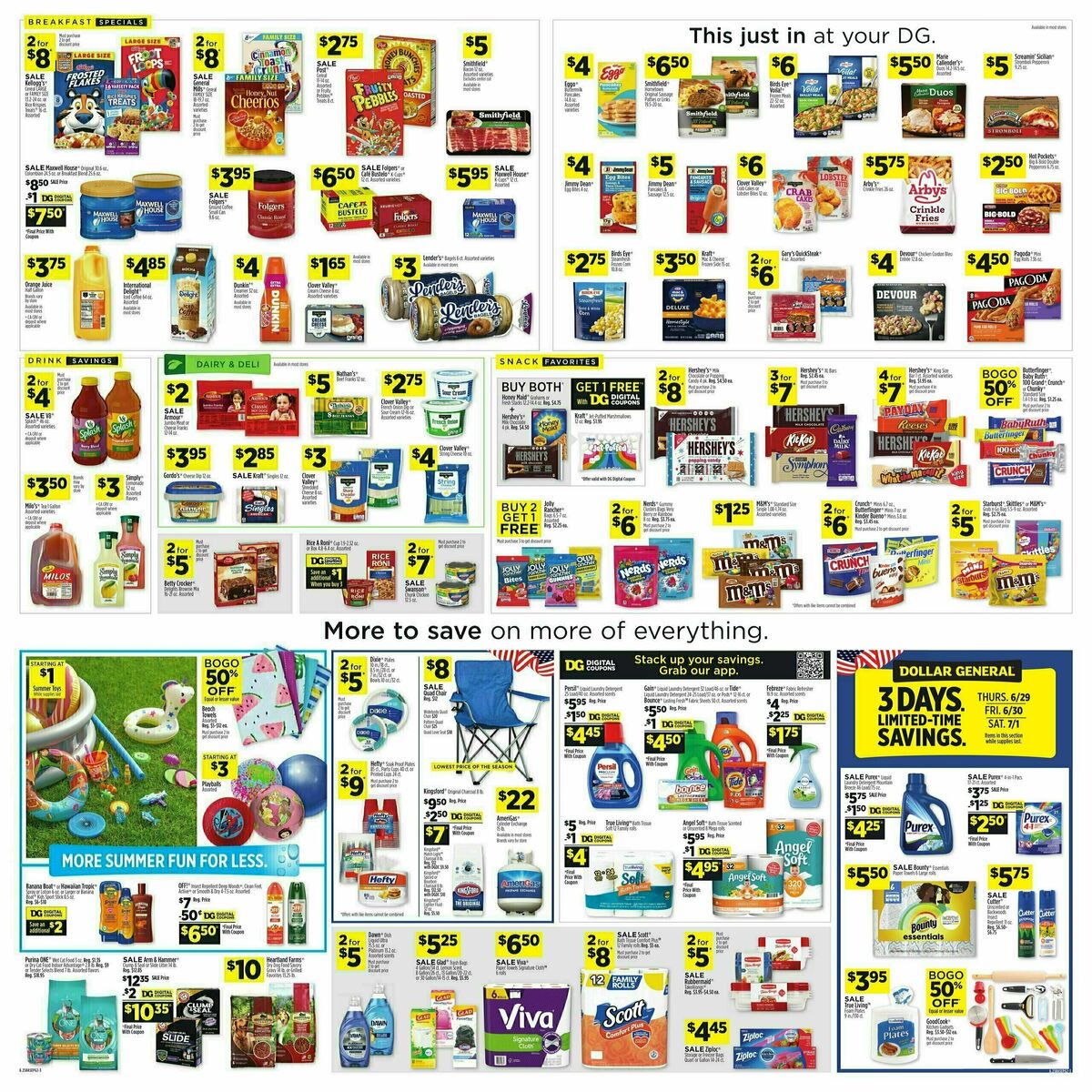 Dollar General Market Ad Weekly Ad from June 25