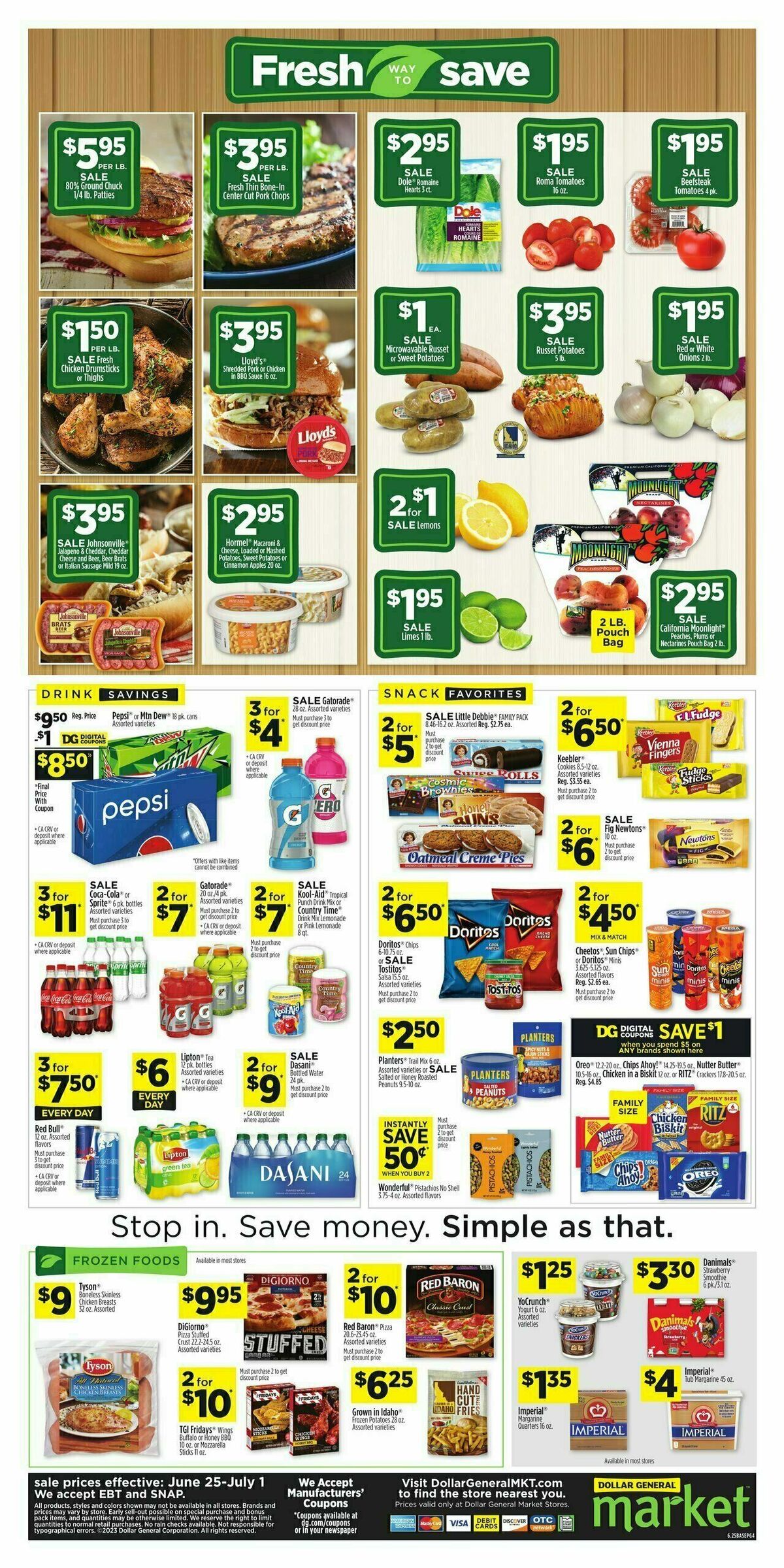 Dollar General Market Ad Weekly Ad from June 25