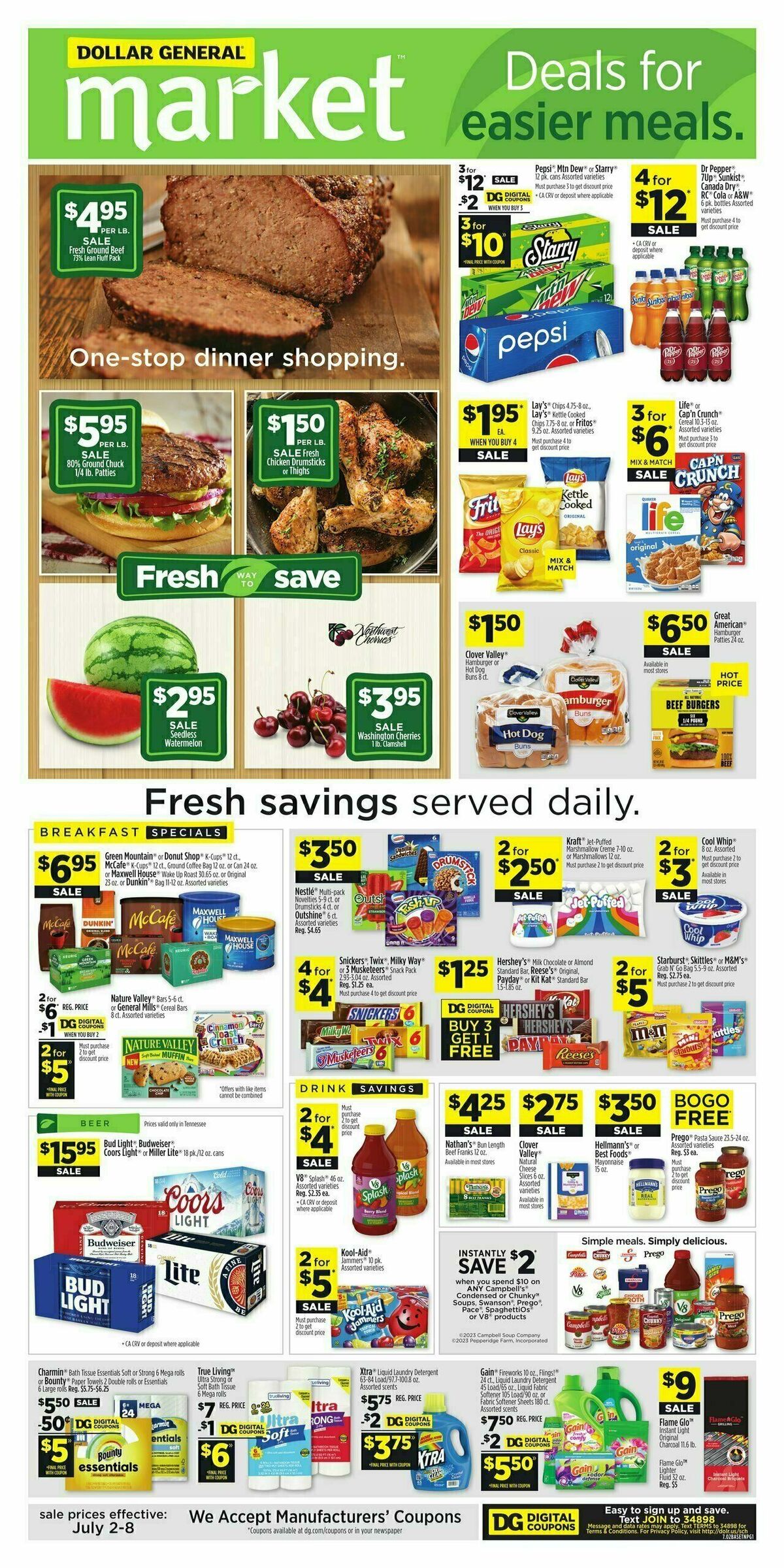 Dollar General Market Ad Weekly Ad from July 2