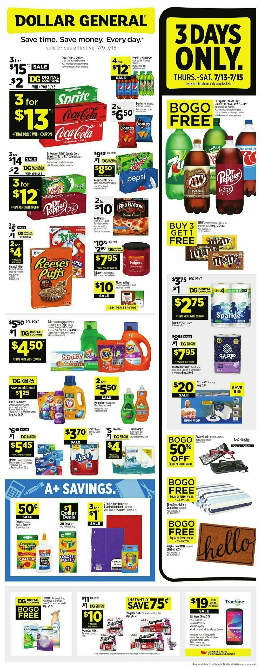Dollar General Weekly Ad from July 9