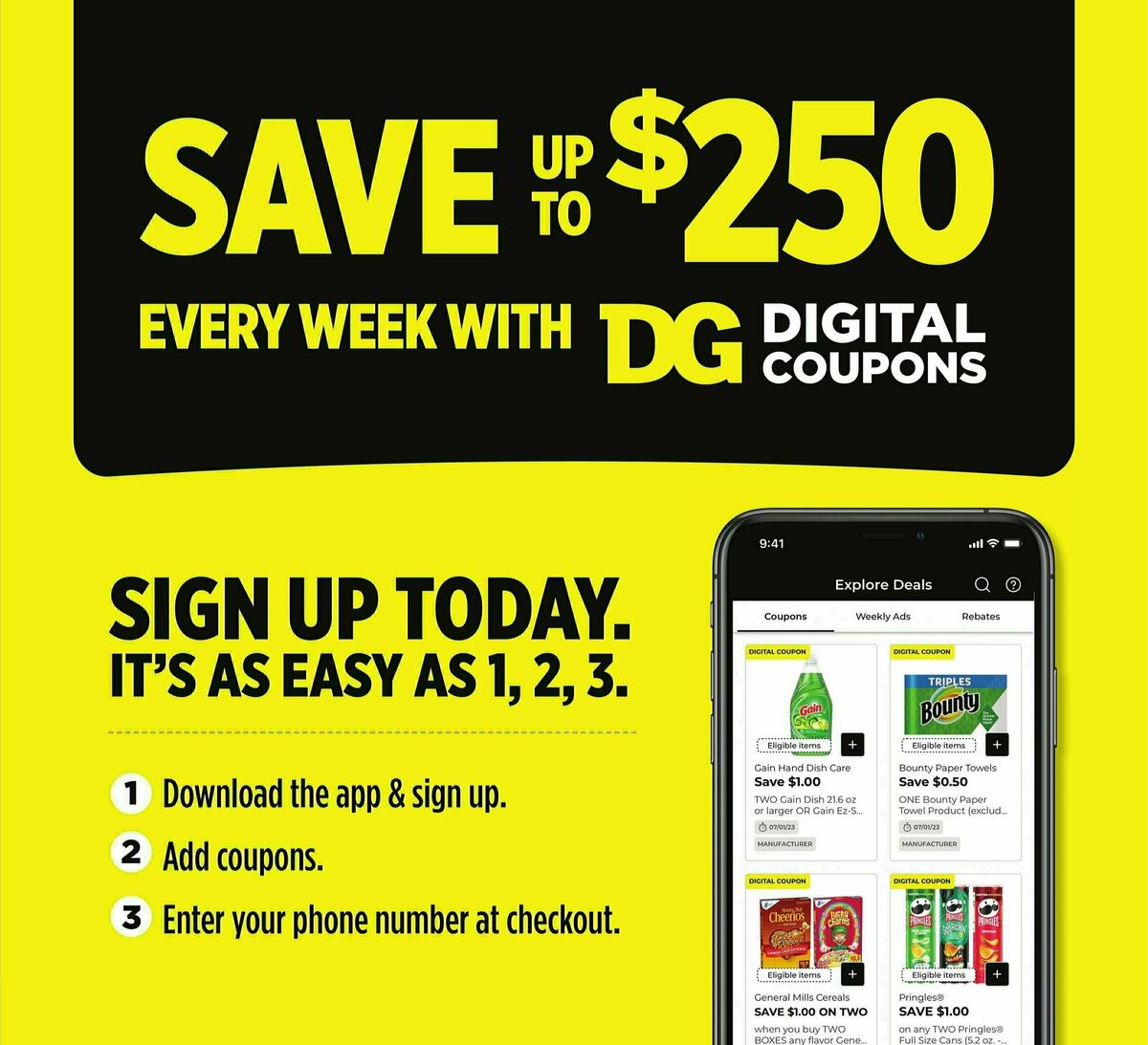 Dollar General Weekly Ad from July 9