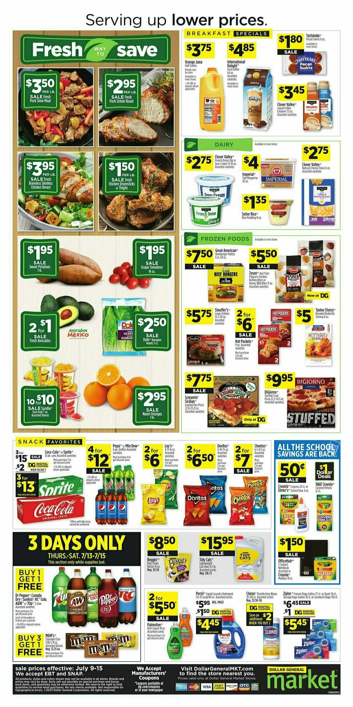 Dollar General Market Ad Weekly Ad from July 9
