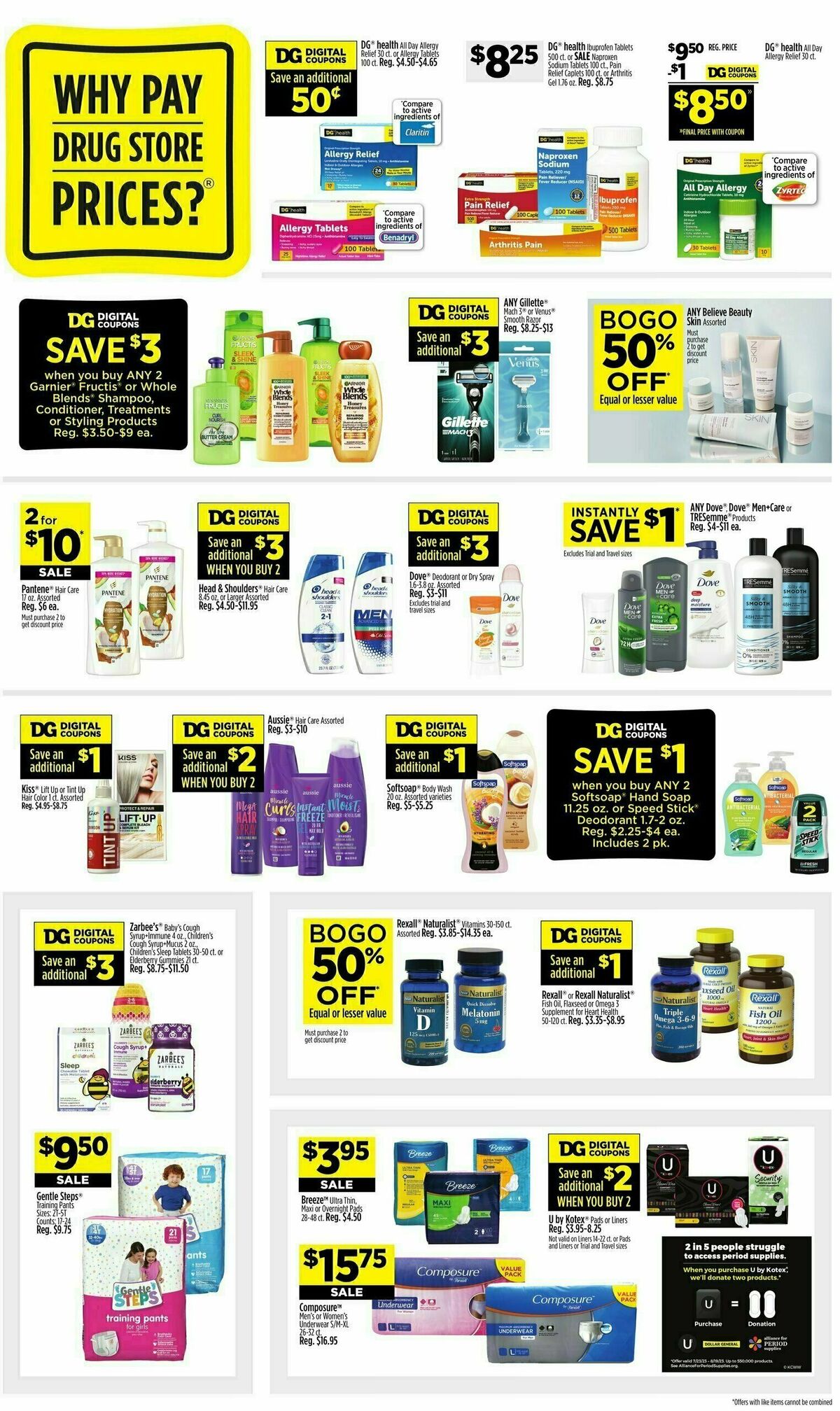 Dollar General Weekly Ad from July 23
