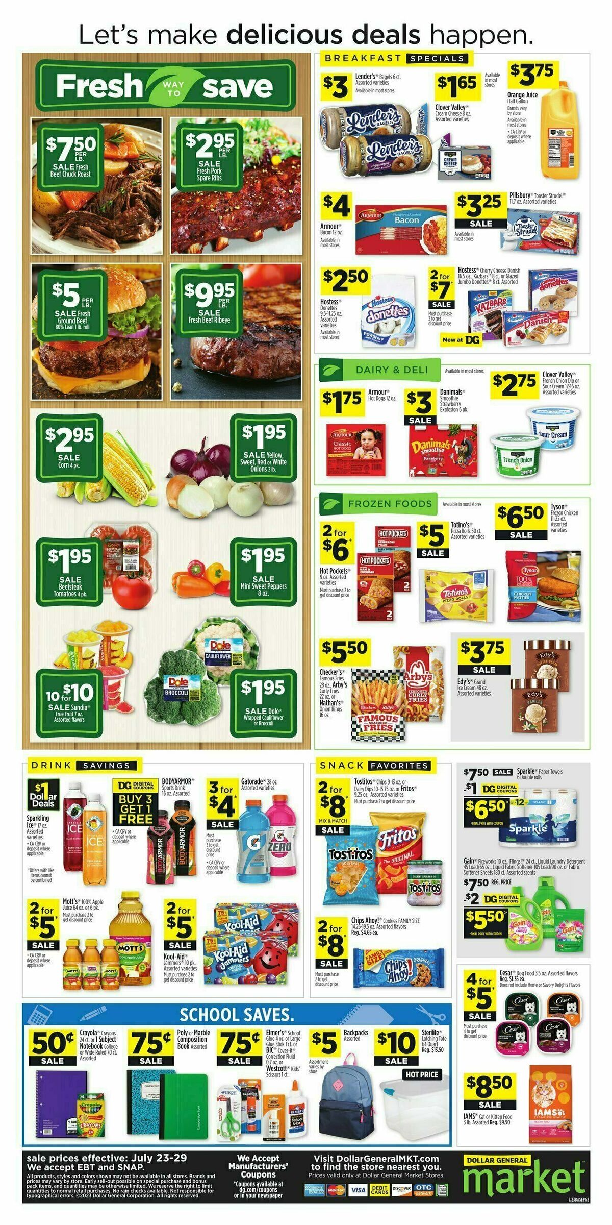 Dollar General Market Ad Weekly Ad from July 23