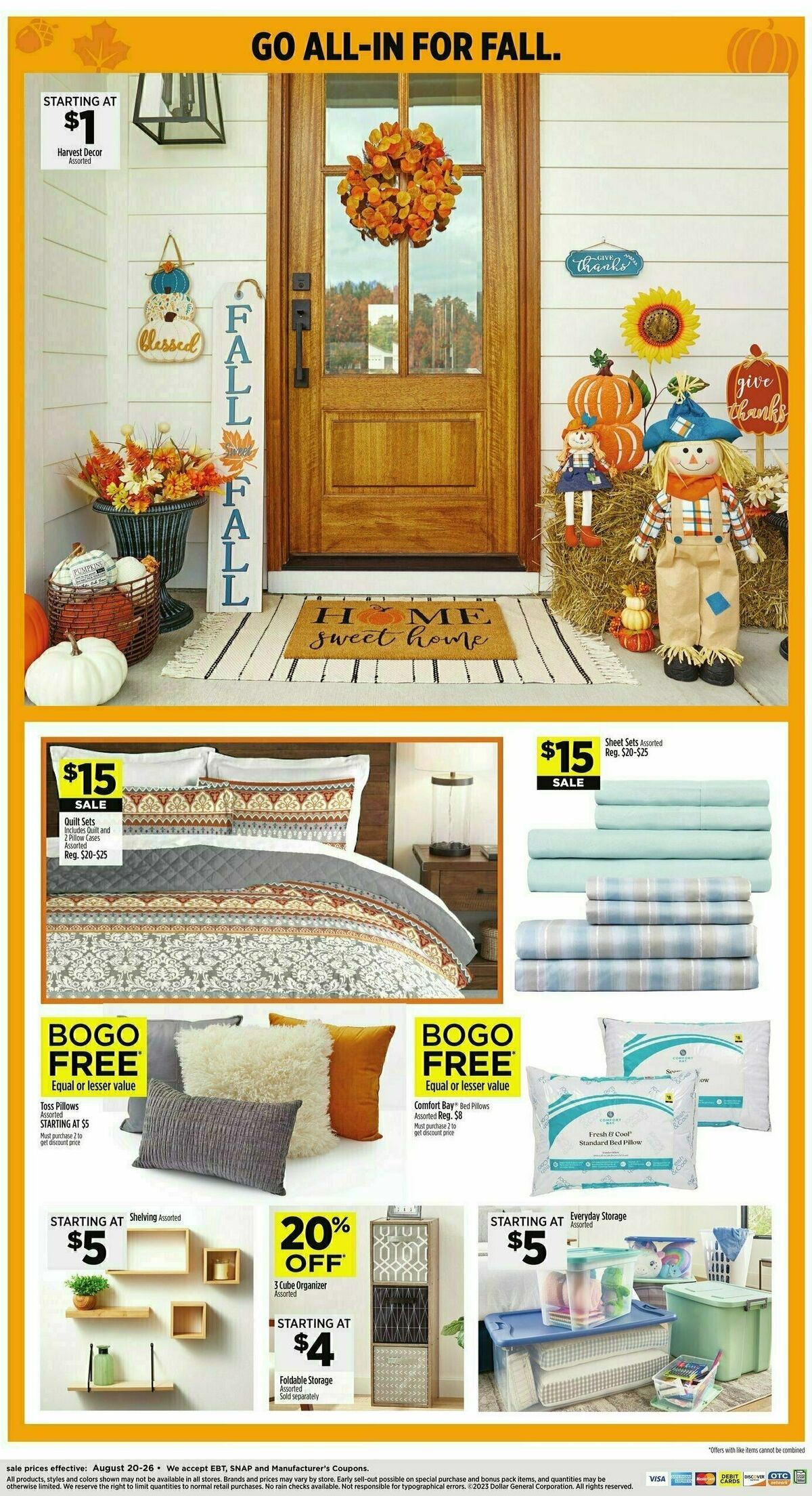 Dollar General Weekly Ad from August 20