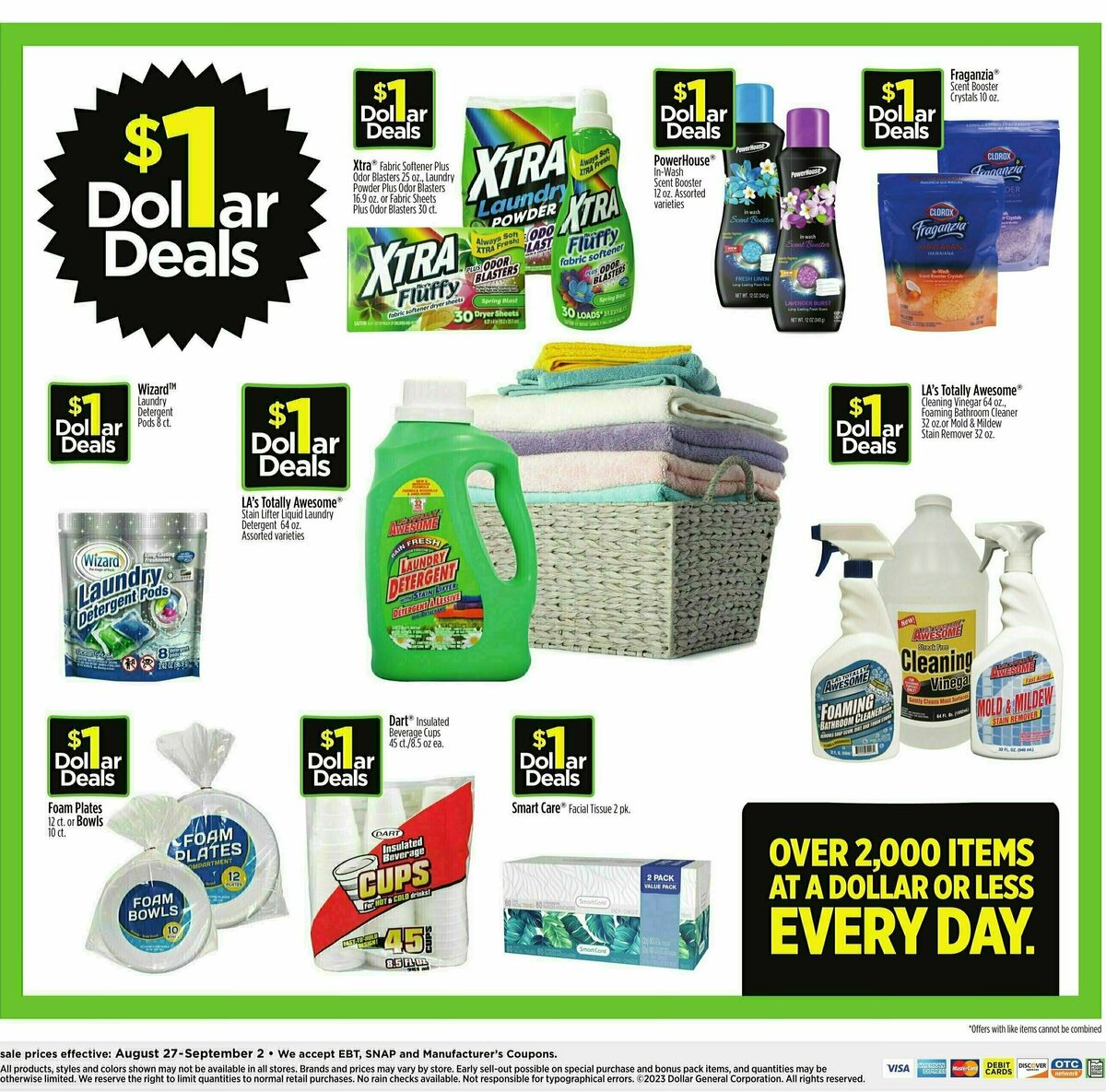 Dollar General Weekly Ad from August 27