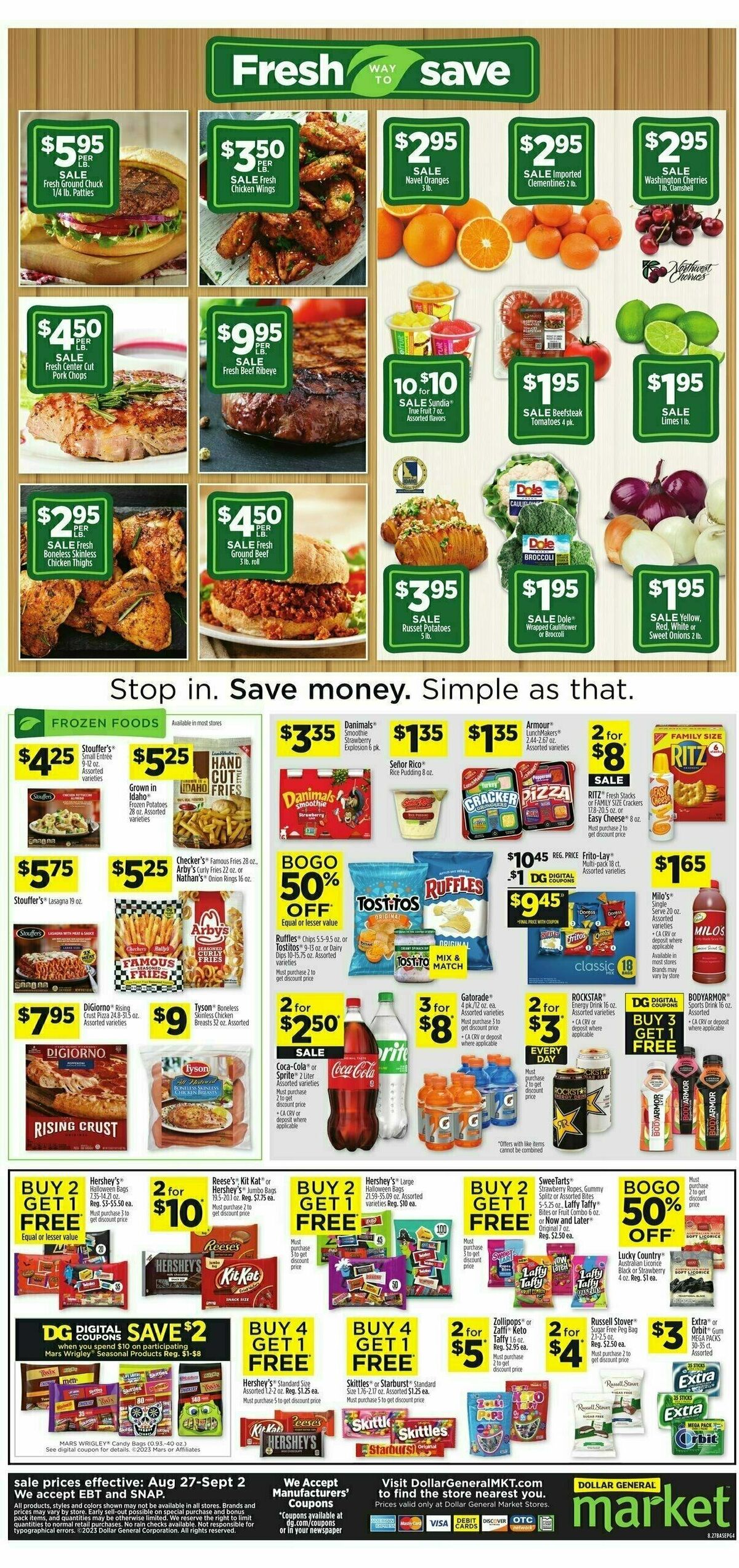 Dollar General Market Ad Weekly Ad from August 27
