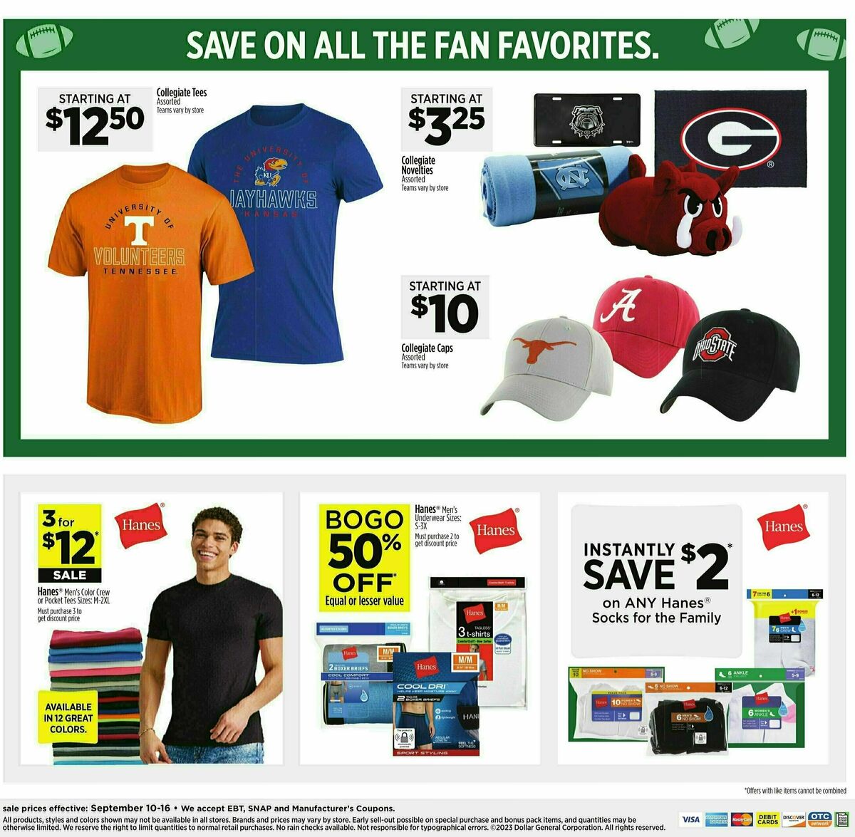 Dollar General Weekly Ad from September 10