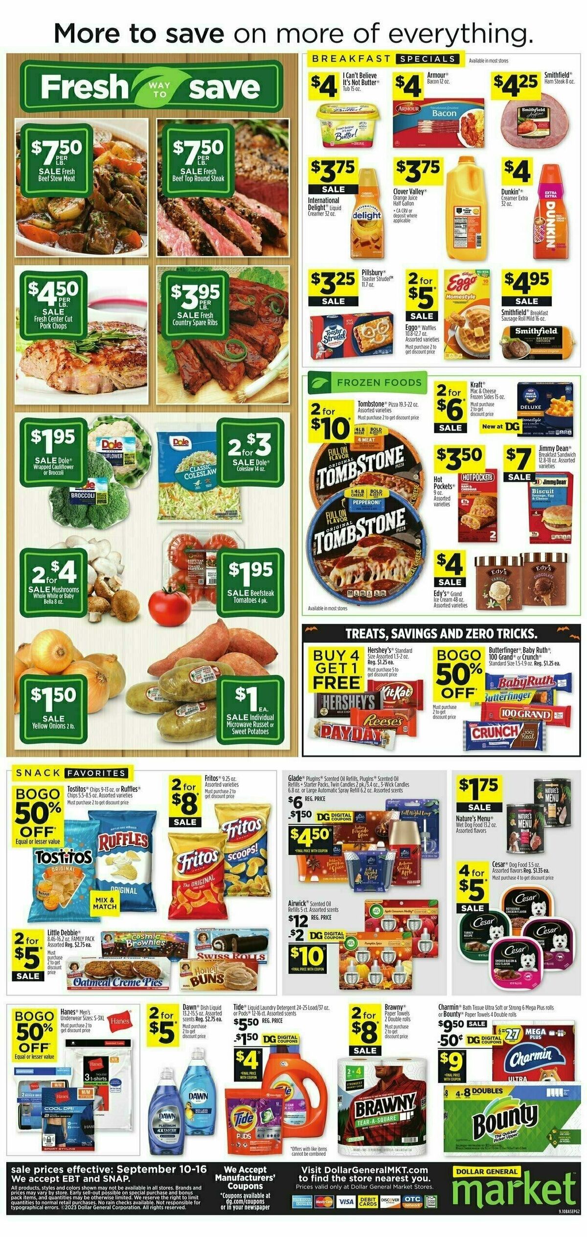 Dollar General Market Ad Weekly Ad from September 10