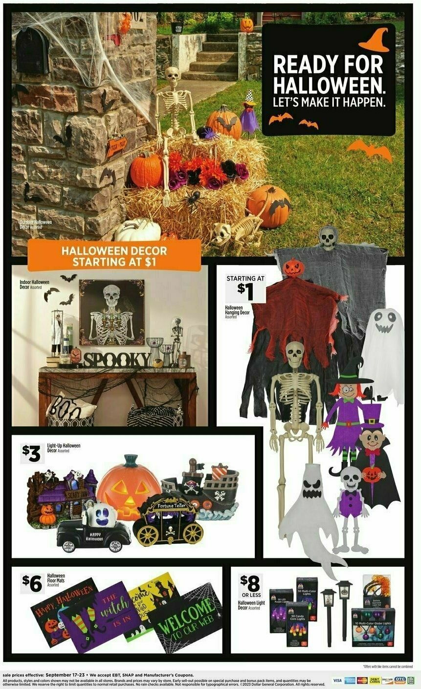 Dollar General All The Autumn Looks Weekly Ad from September 17