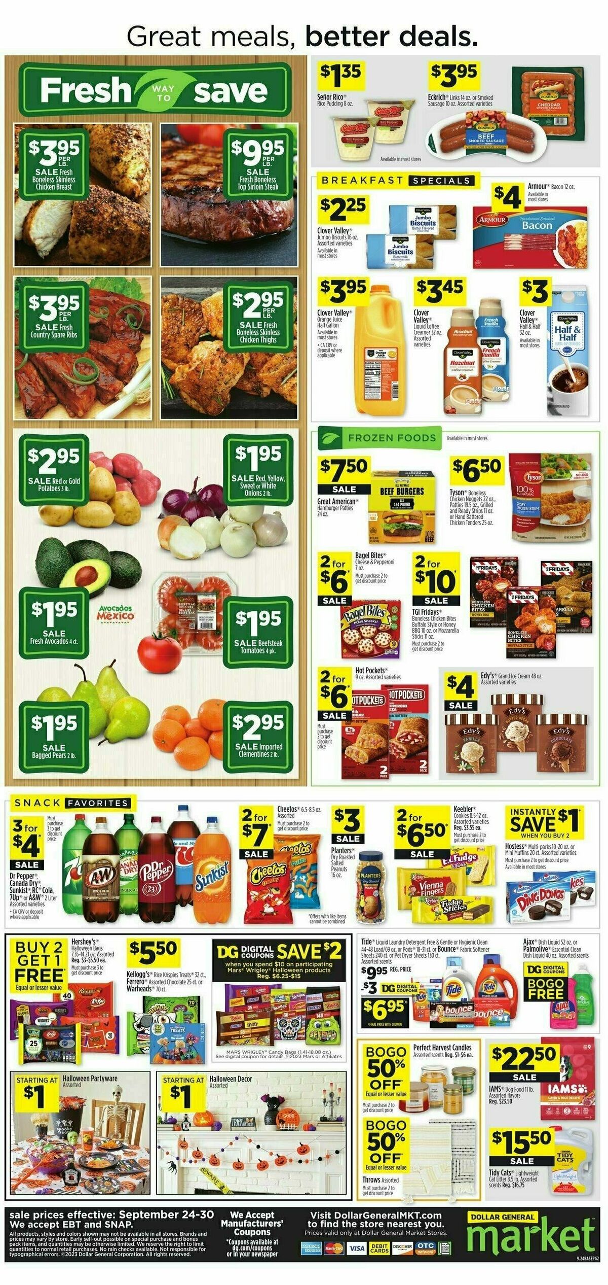 Dollar General Market Ad Weekly Ad from September 24