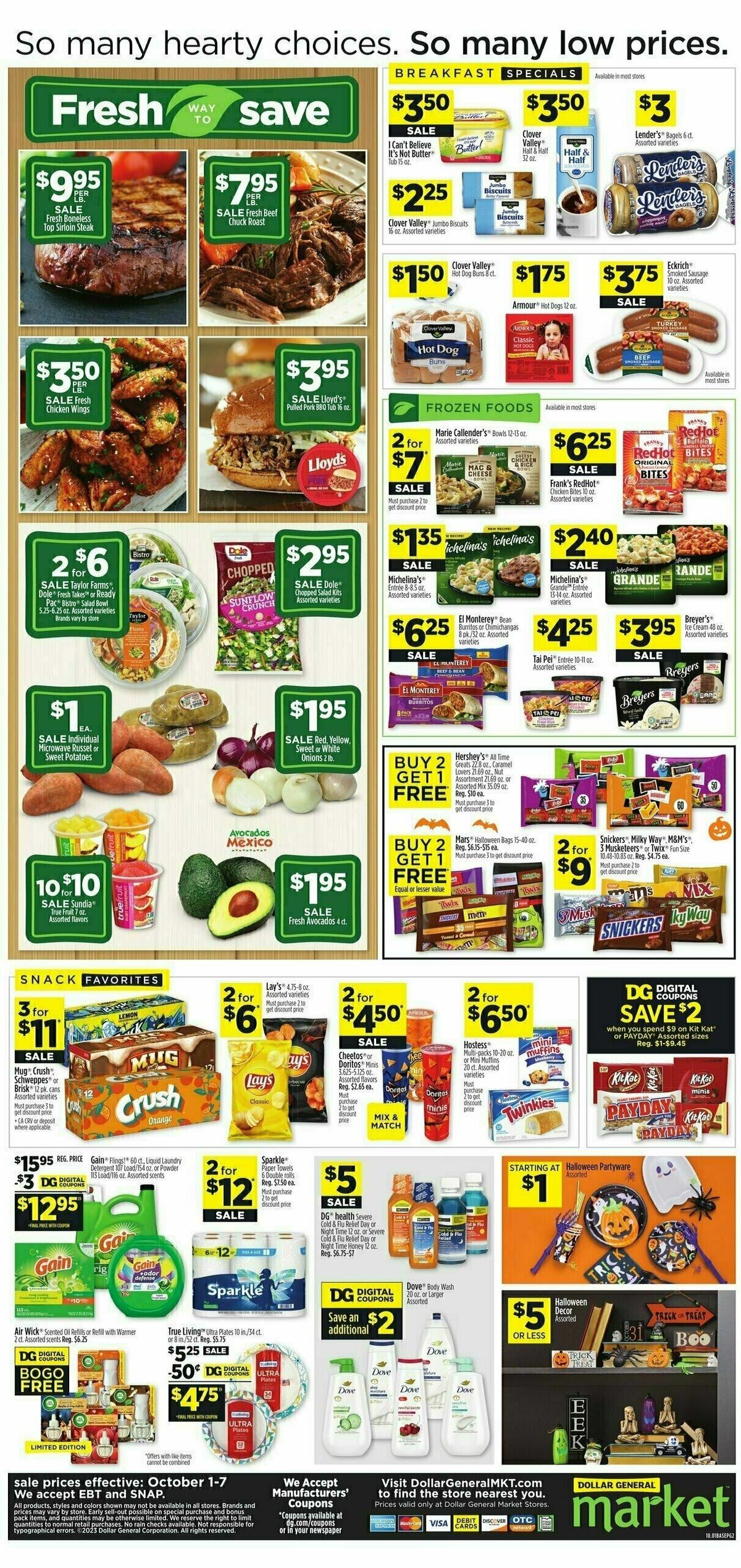 Dollar General Market Ad Weekly Ad from October 1