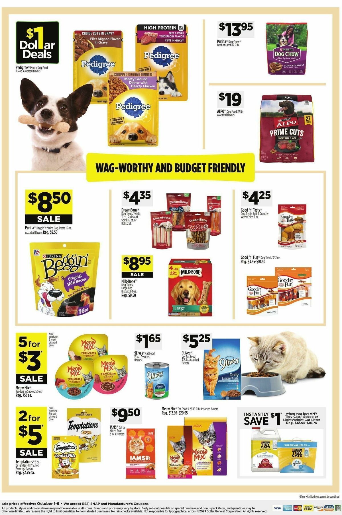 Dollar General Weekly Ad from October 1
