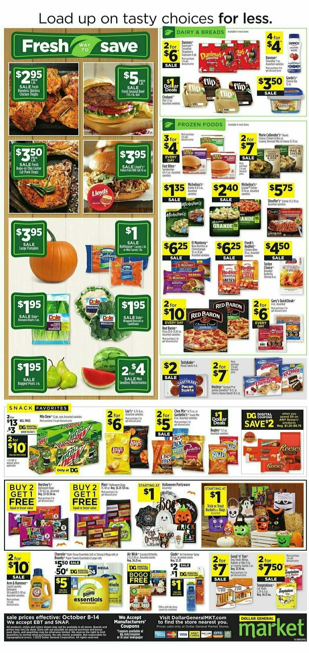 Dollar General Market Ad Weekly Ad from October 8