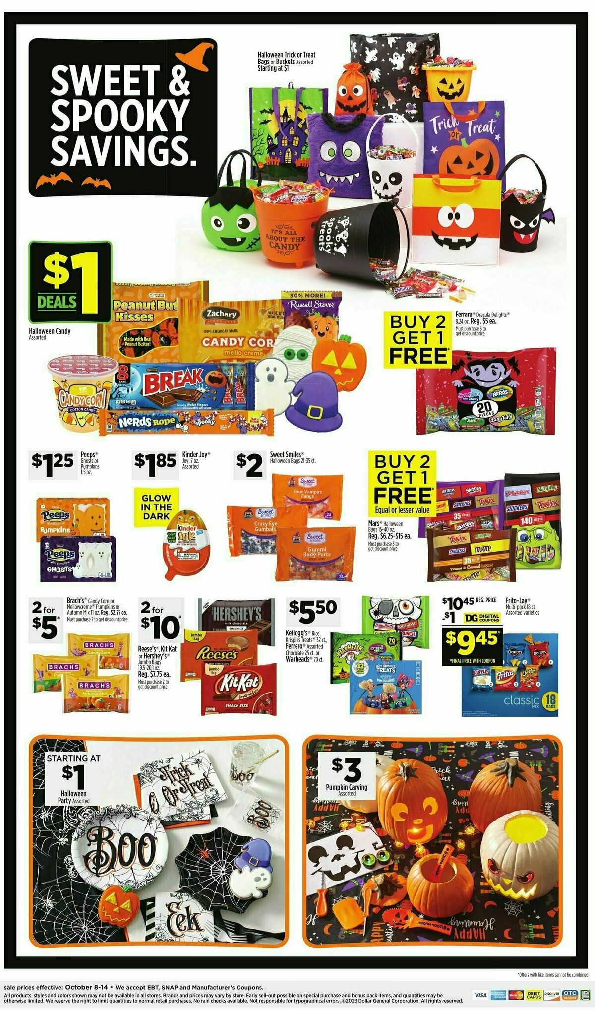 Dollar General Weekly Ad from October 8