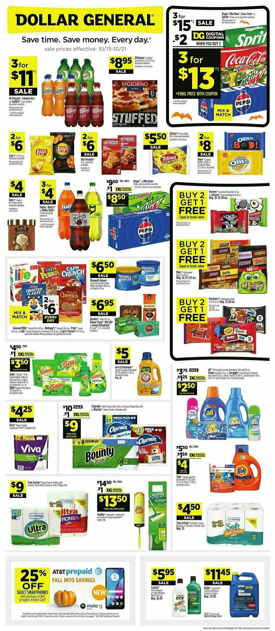 Dollar General Weekly Ad from October 15