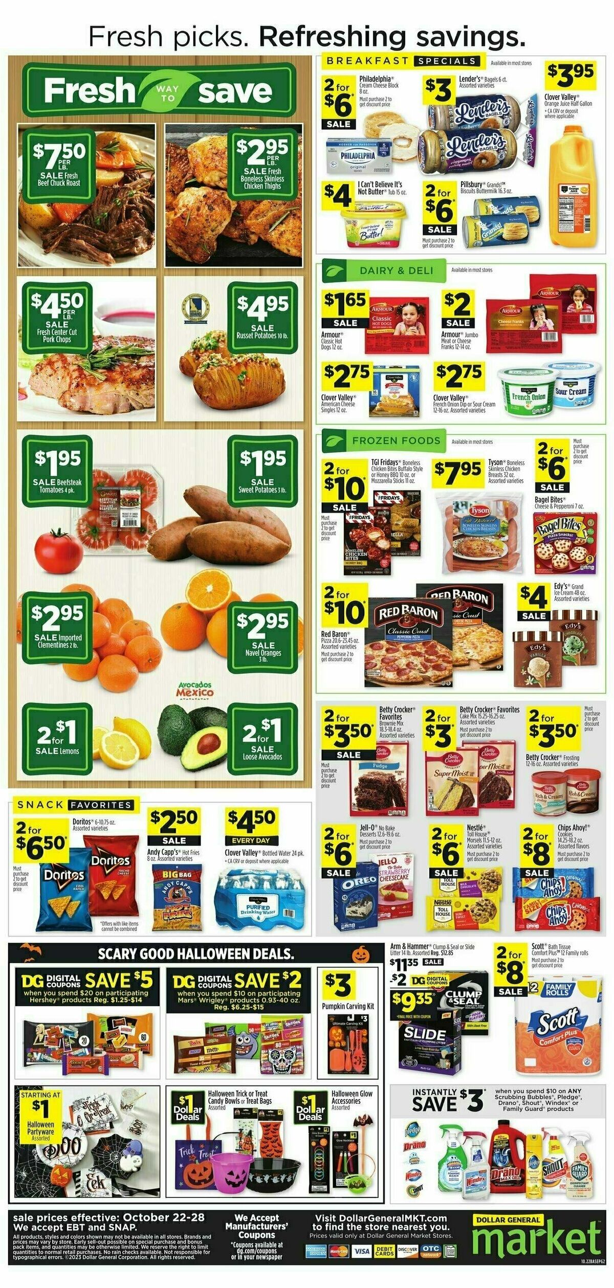 Dollar General Market Ad Weekly Ad from October 22