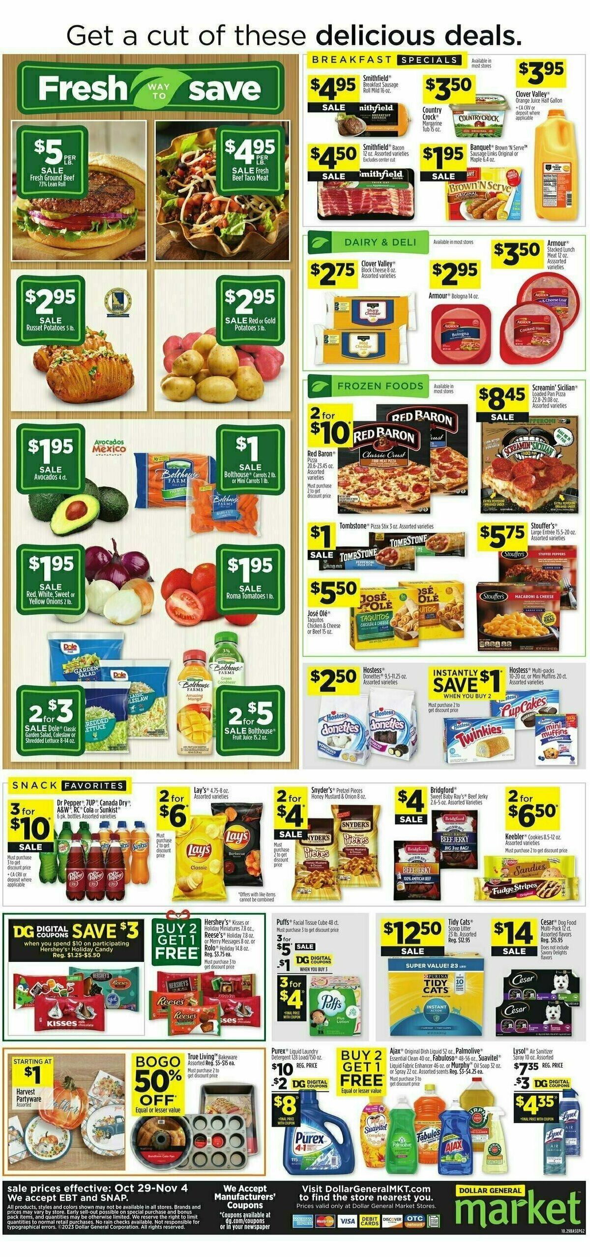 Dollar General Market Ad Weekly Ad from October 29