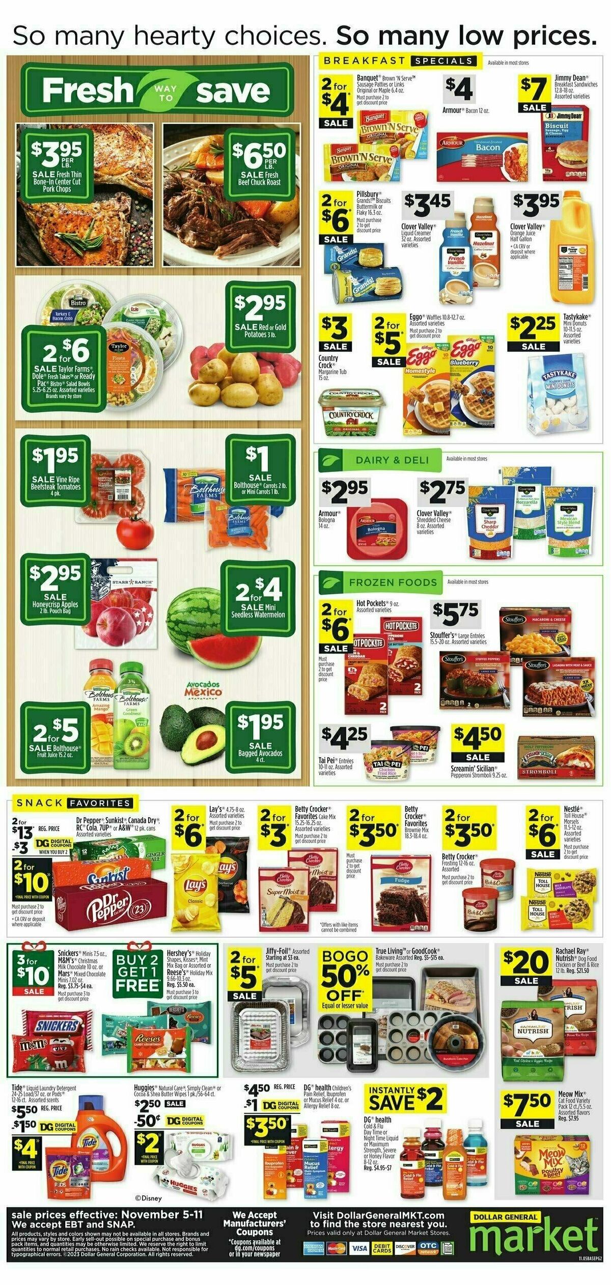 Dollar General Market Ad Weekly Ad from November 5