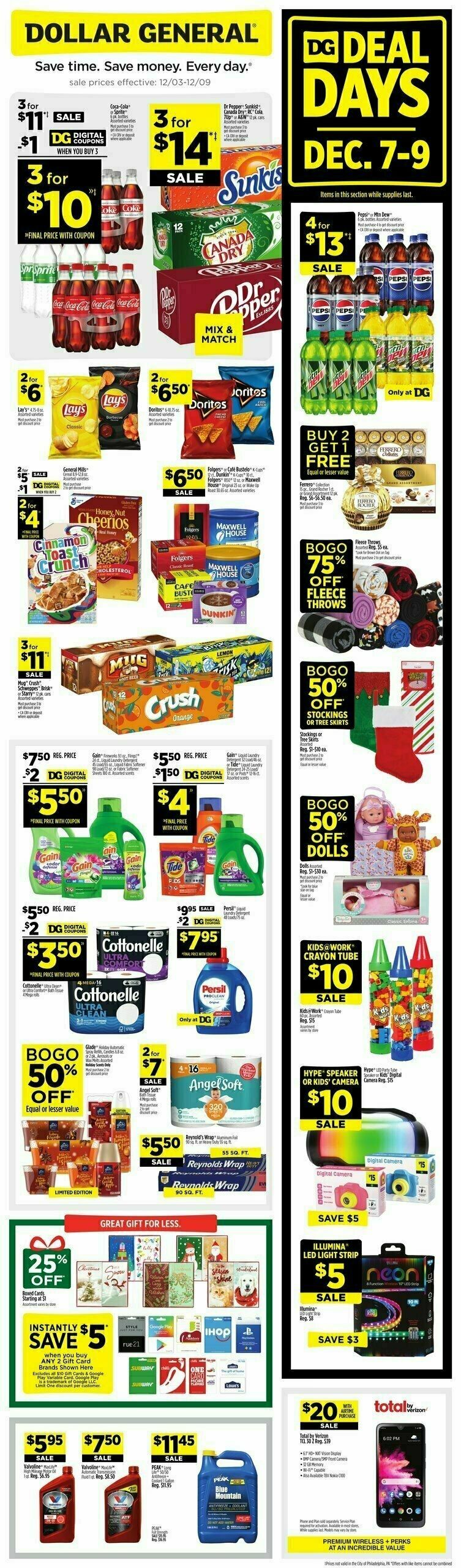 Dollar General Weekly Ad from December 3