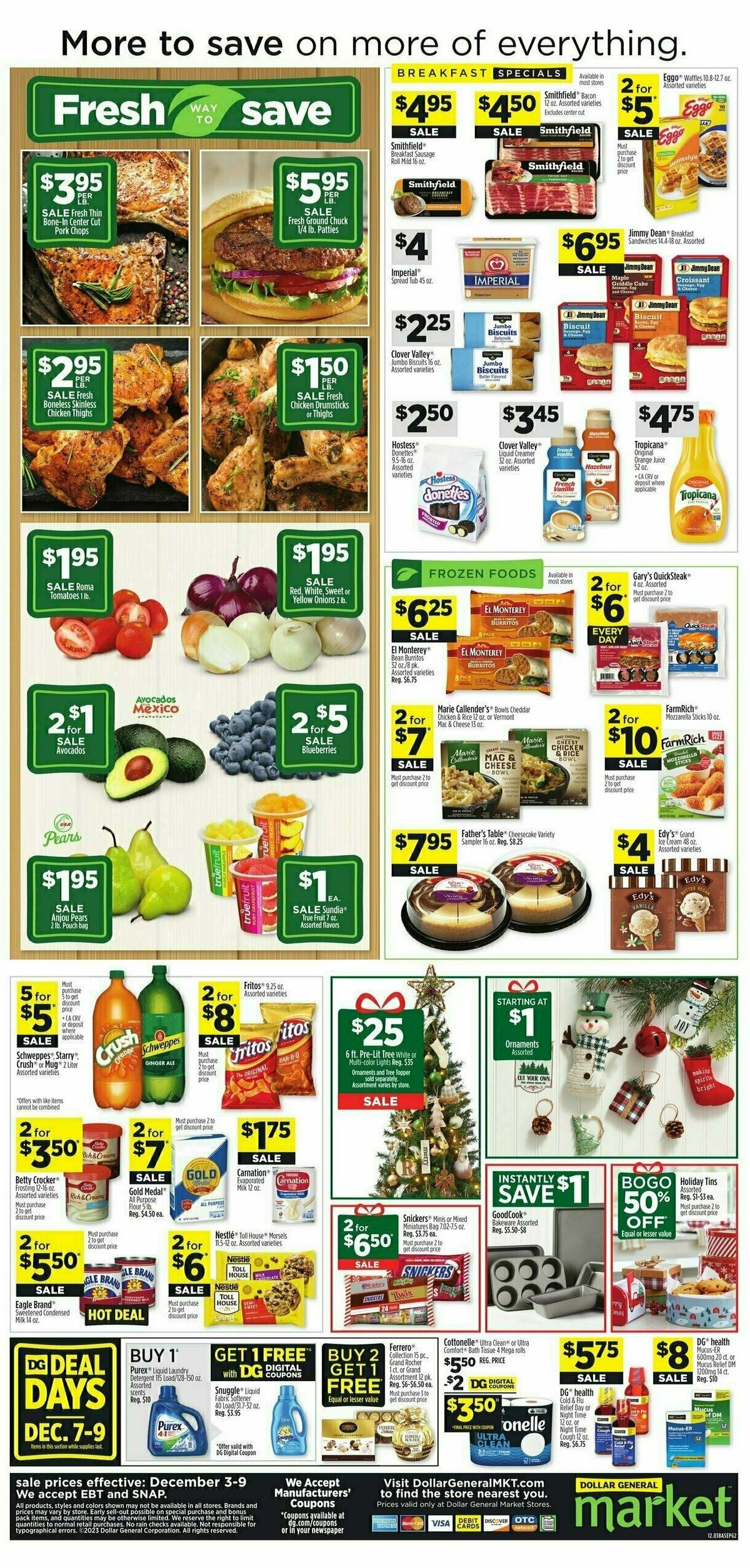 Dollar General Market Ad Weekly Ad from December 3