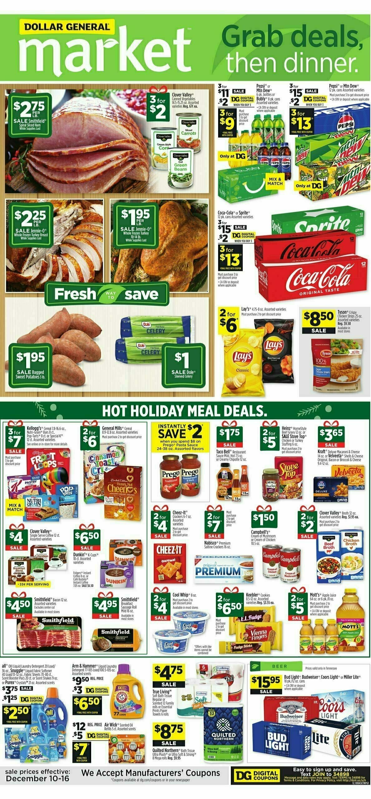 Dollar General Market Ad Weekly Ad from December 10