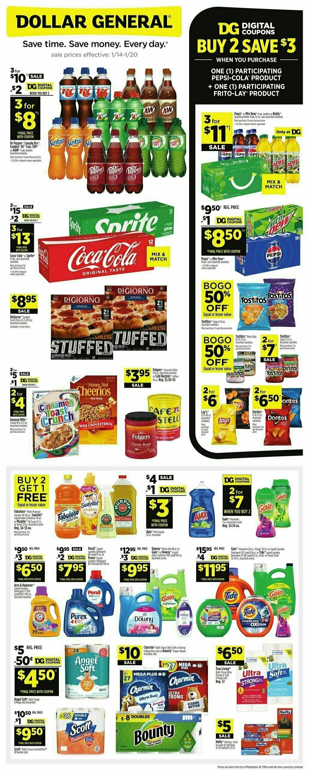 Dollar General Weekly Ad from January 14