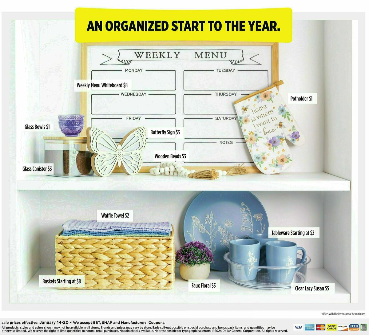 Dollar General Weekly Ad from January 14