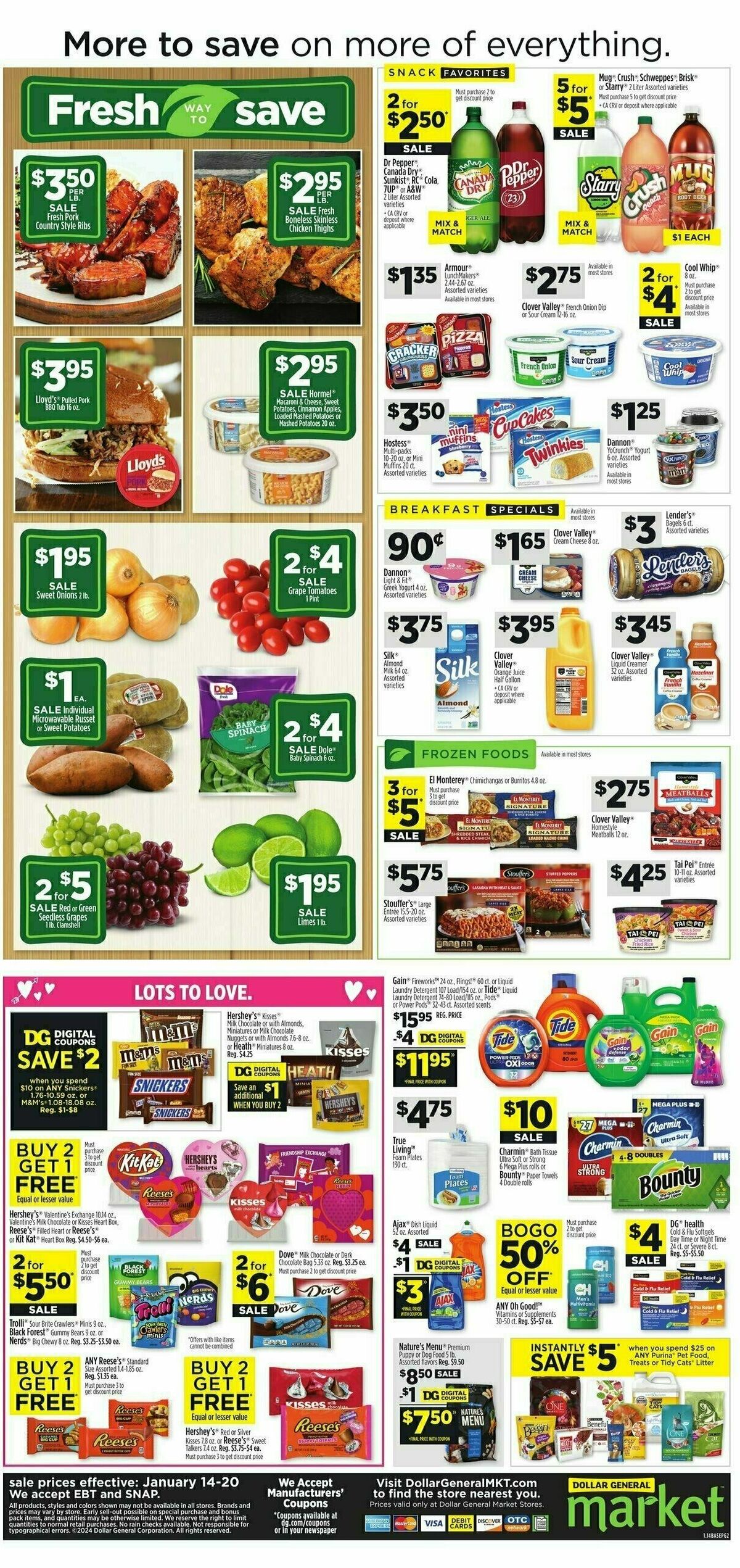 Dollar General Market Ad Weekly Ad from January 14
