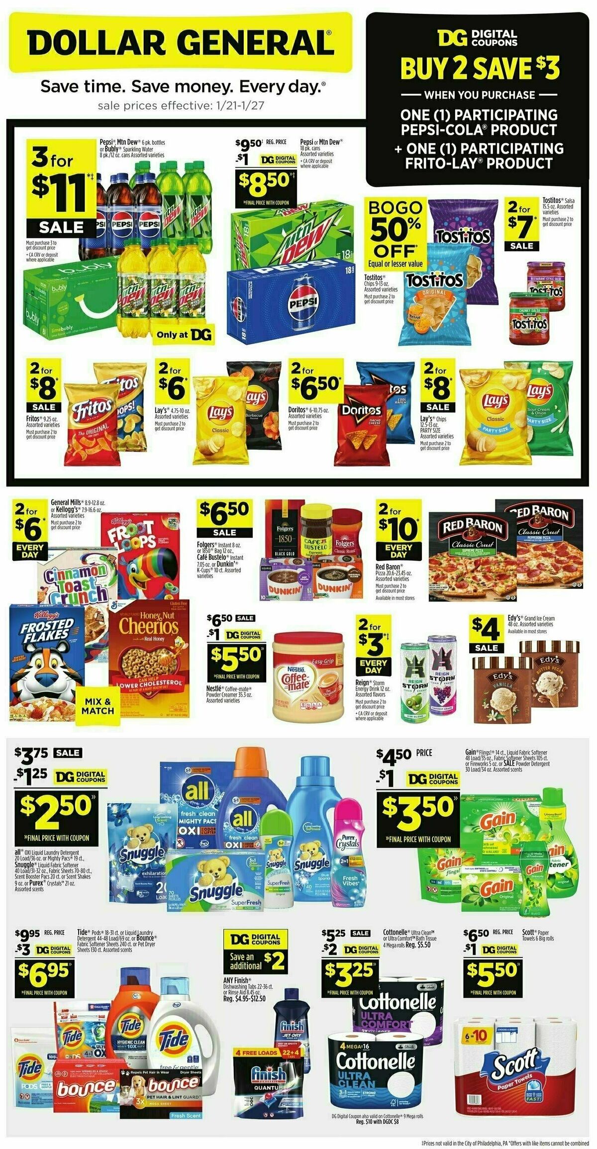 Dollar General Weekly Ad from January 21