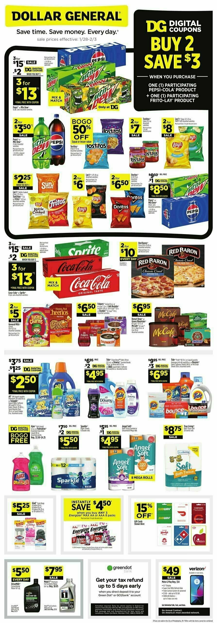 Dollar General Weekly Ad from January 28