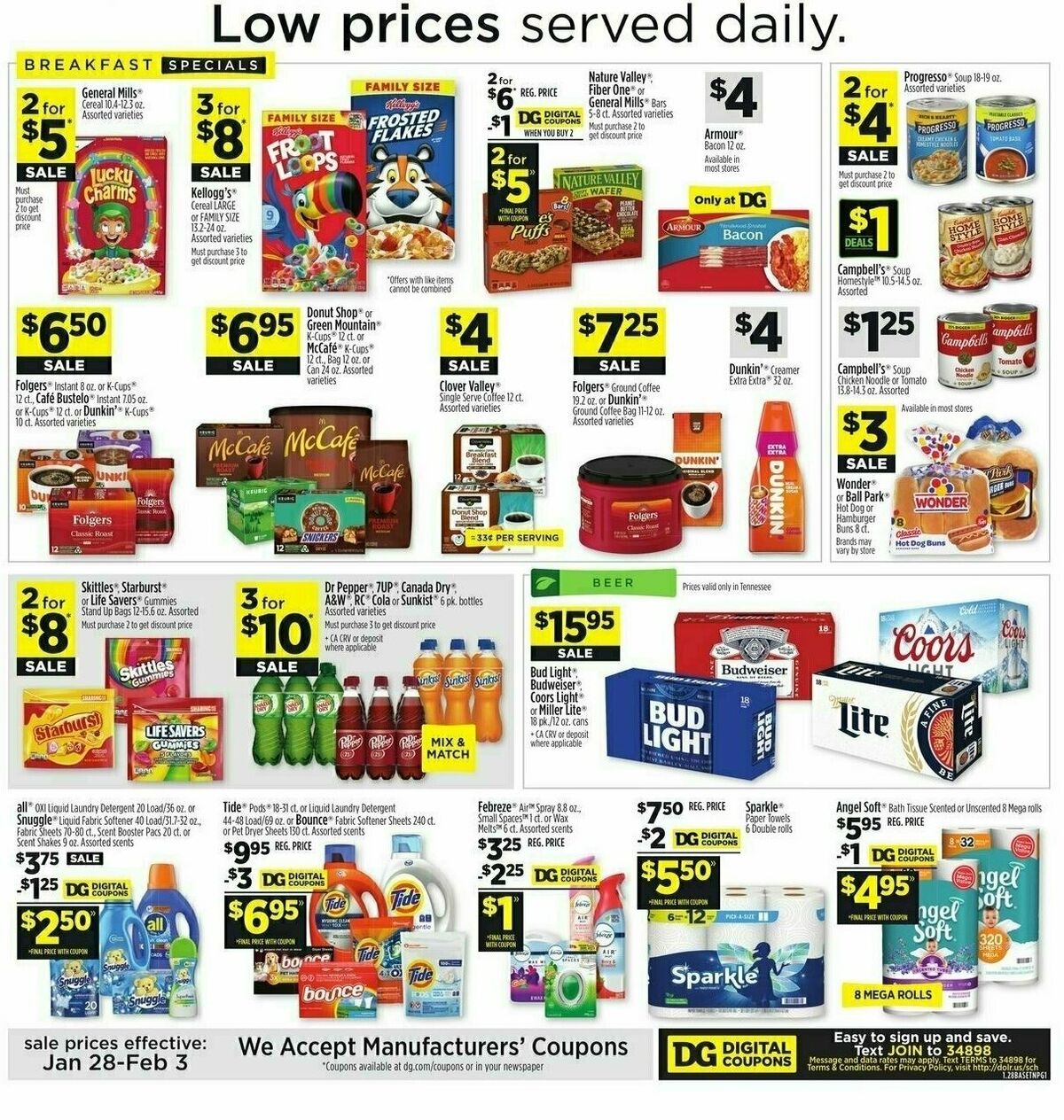 Dollar General Market Ad Weekly Ad from January 28